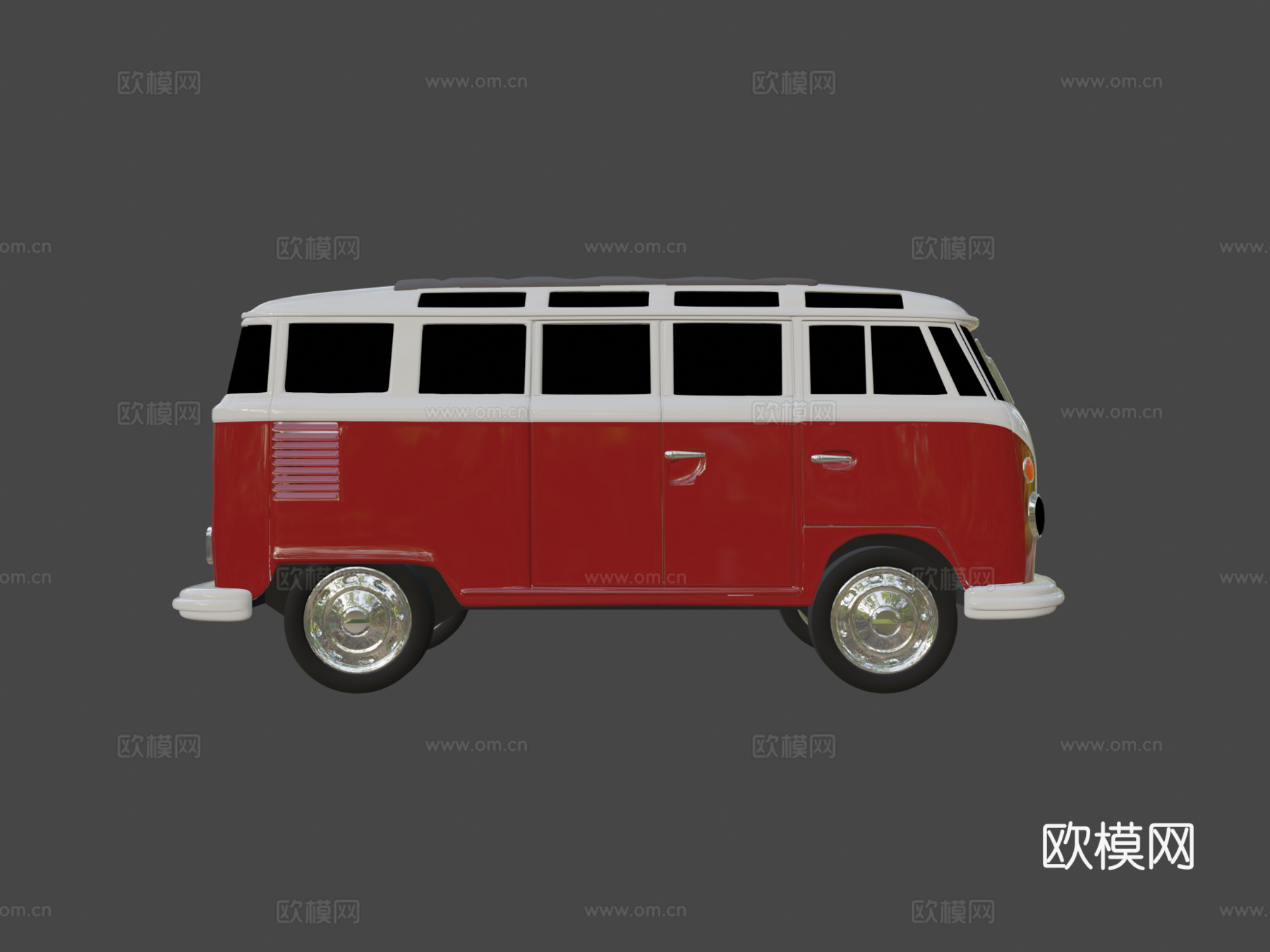 大众巴士su模型