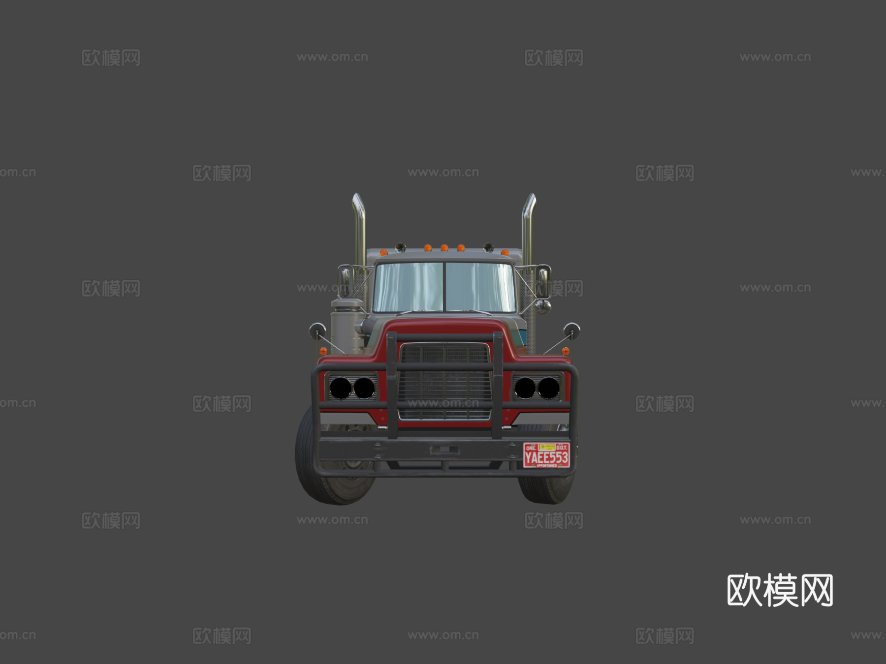 通用美国半挂卡车su模型