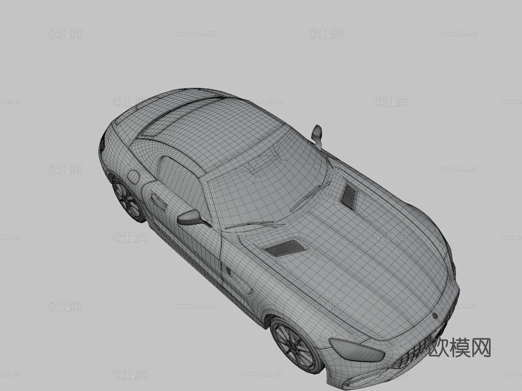 梅赛德斯奔驰GT轿跑AMGsu模型