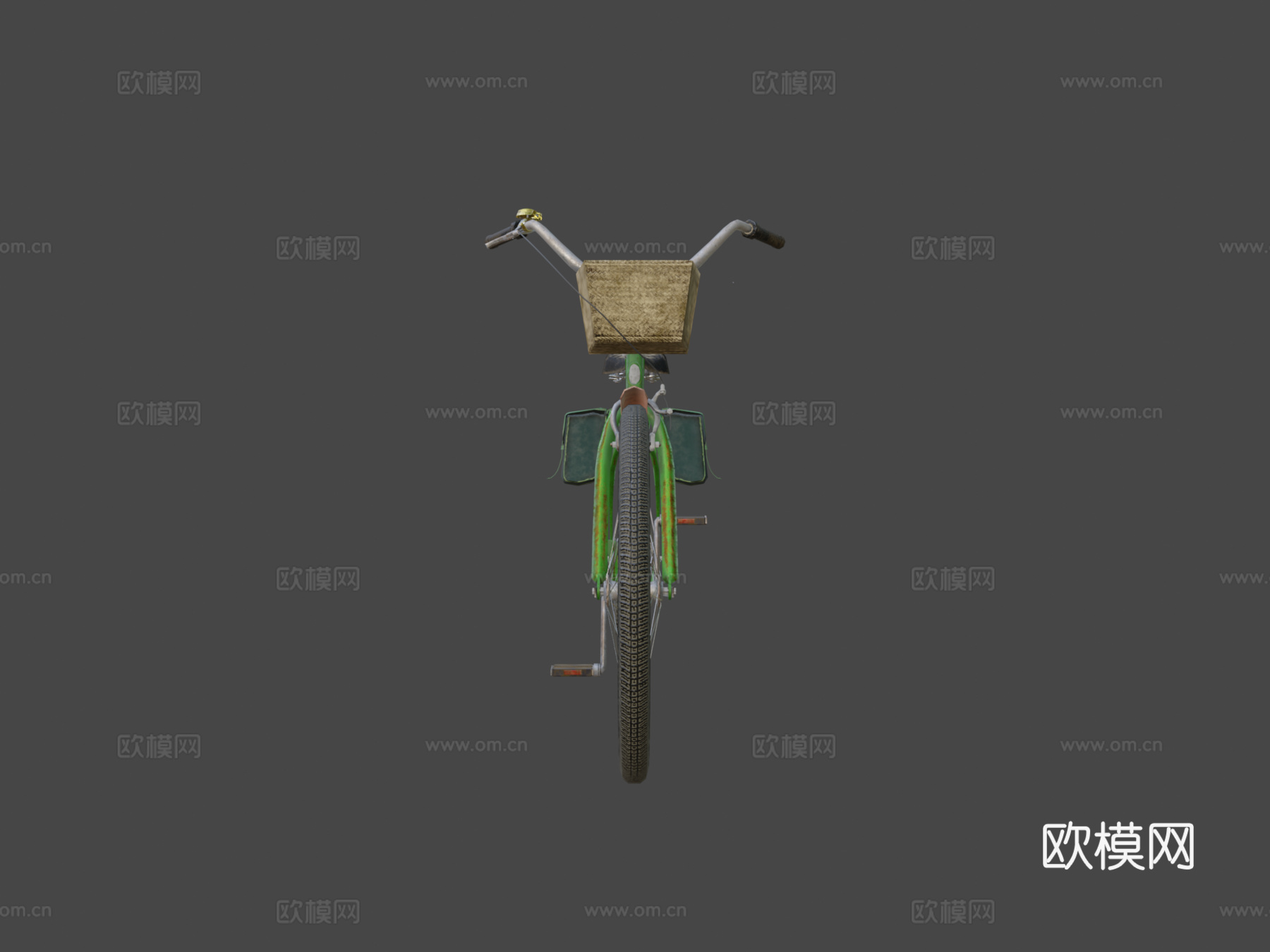 Schwinn巡洋舰自行车su模型