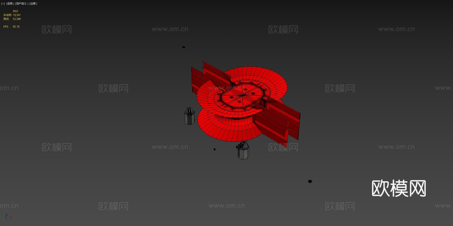 空间站场景进行中6测试su模型