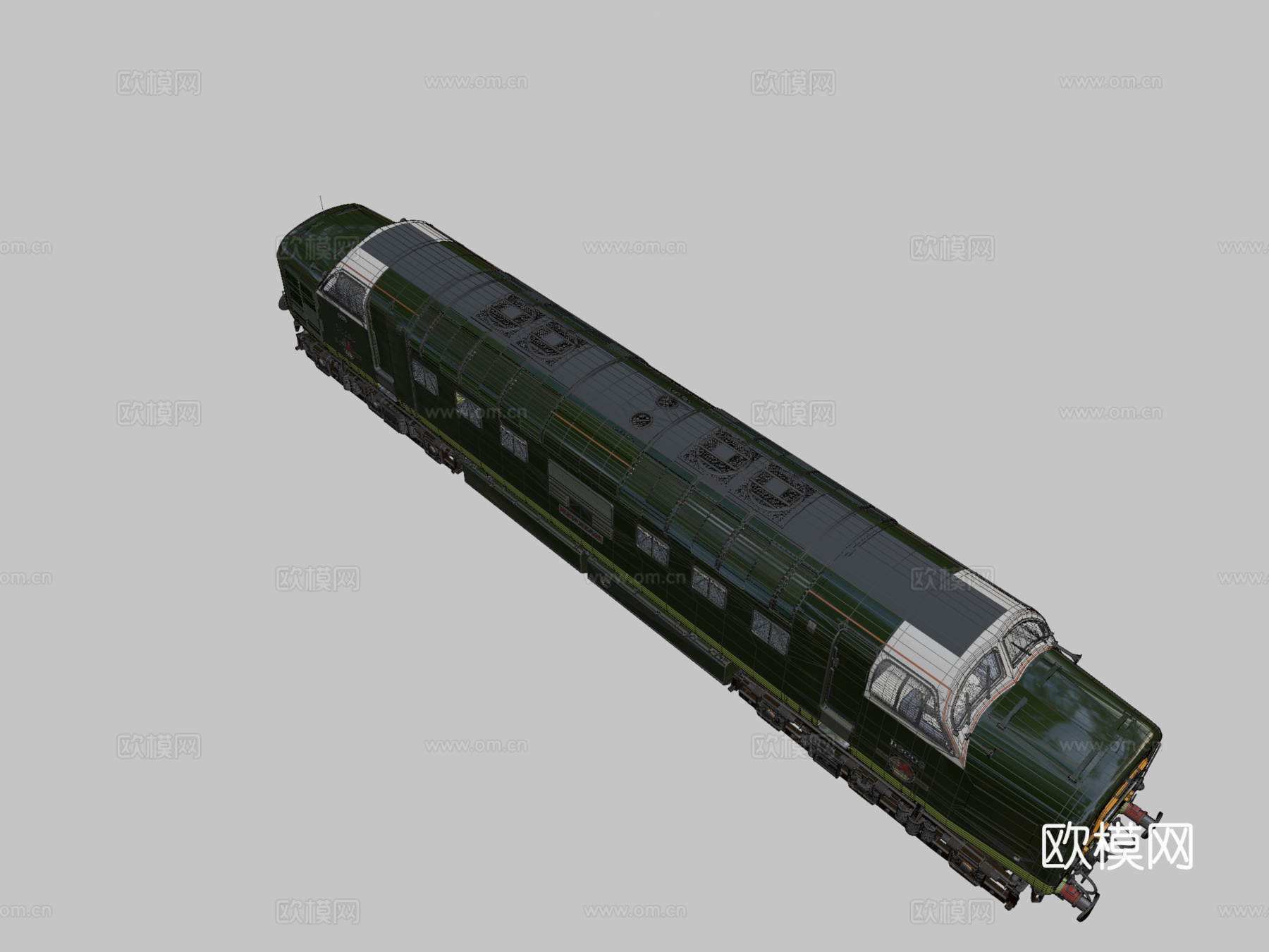 级BR绿色D9009 Alycidonsu模型