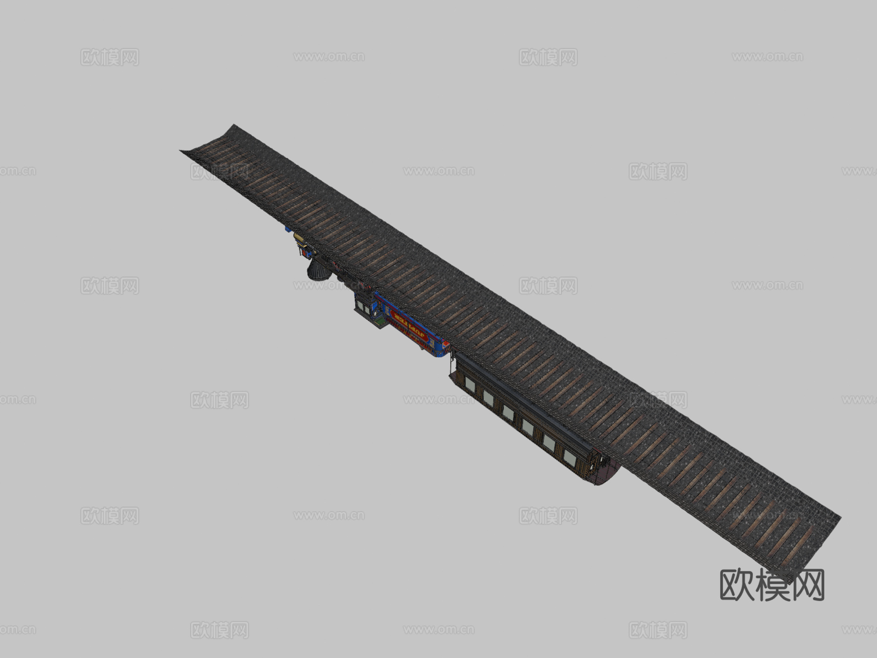 木星 蒸汽火车 1868su模型