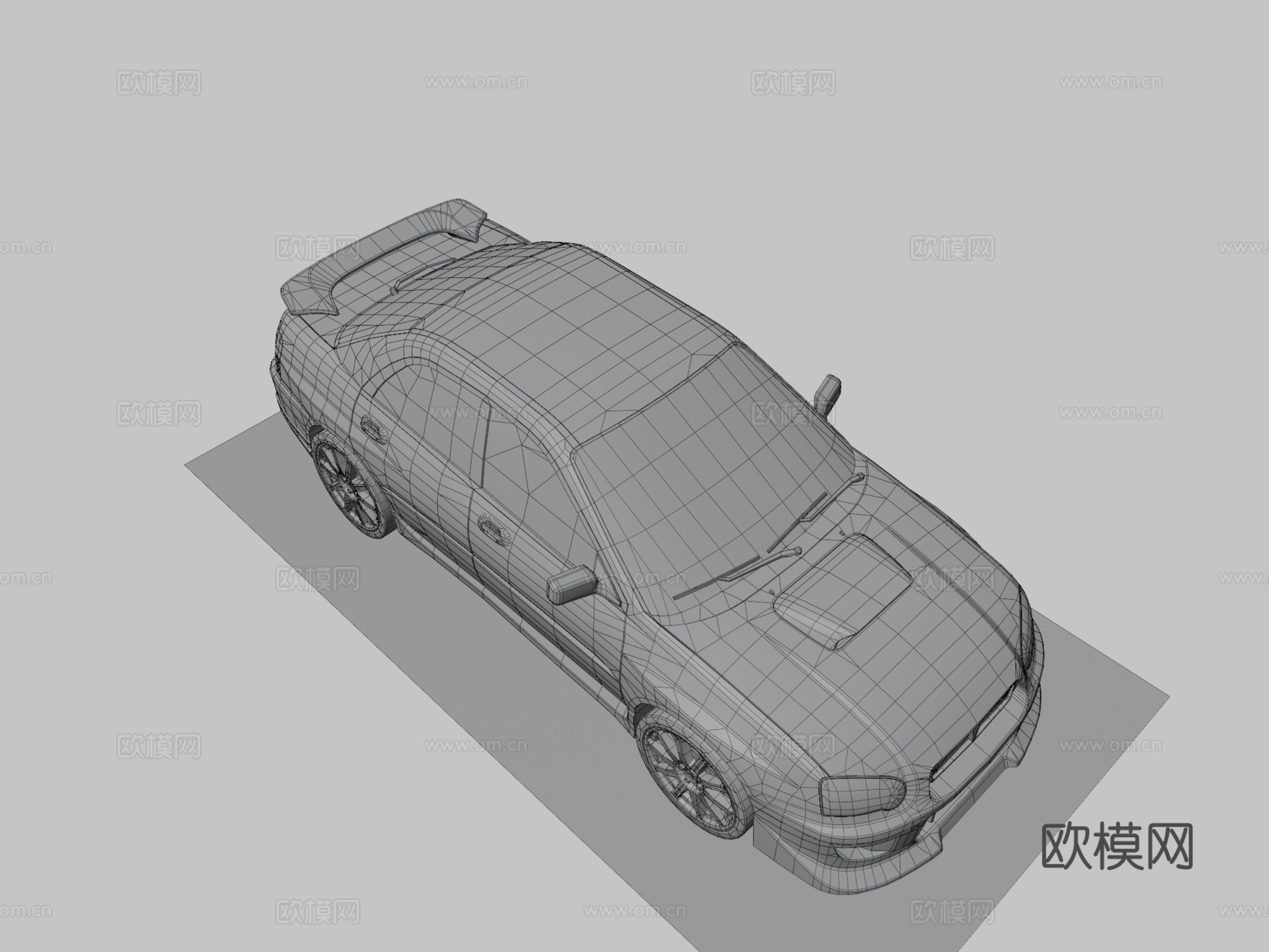 通用富山XR轿车su模型