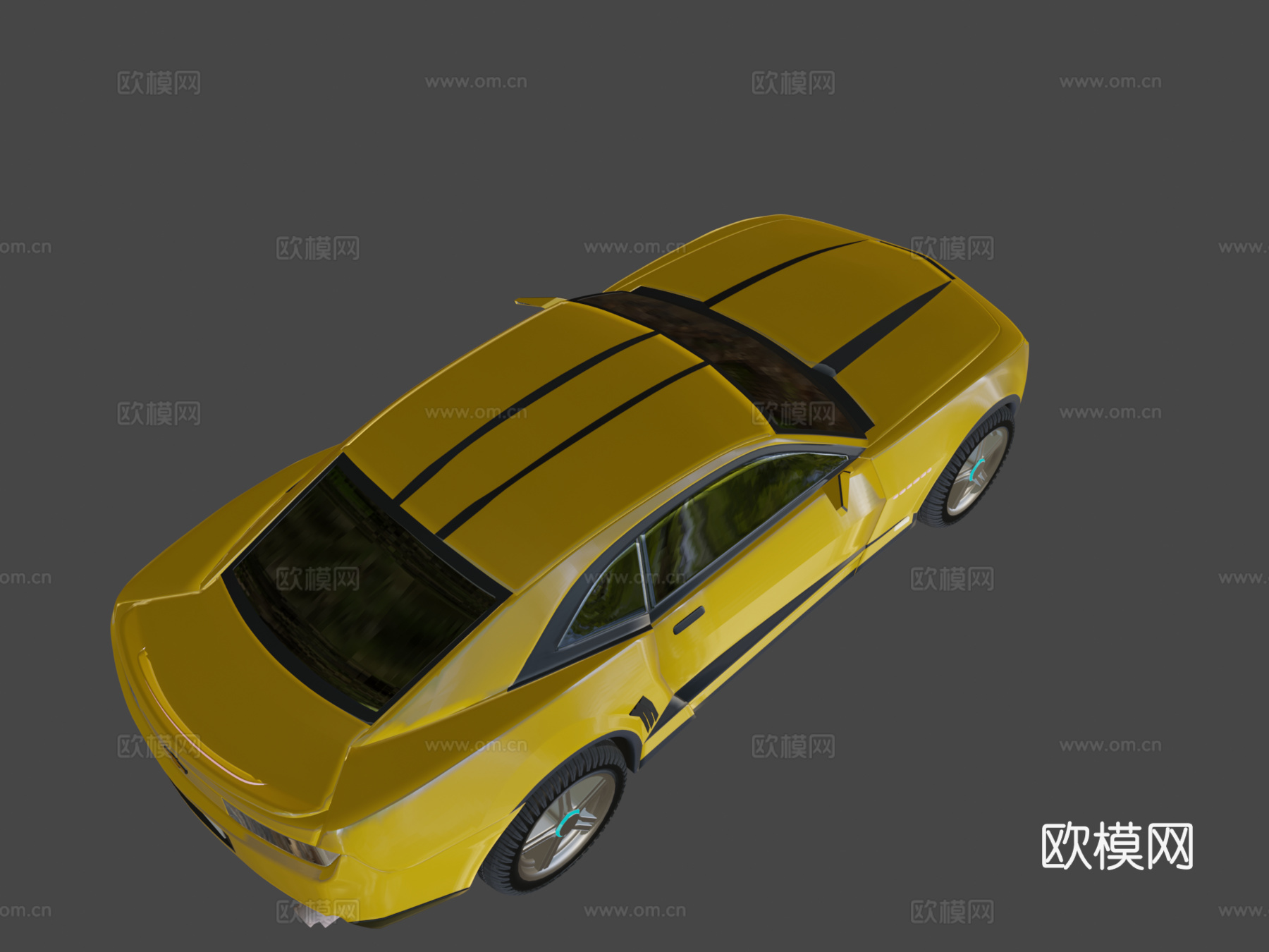 雪佛兰科迈罗汽车su模型