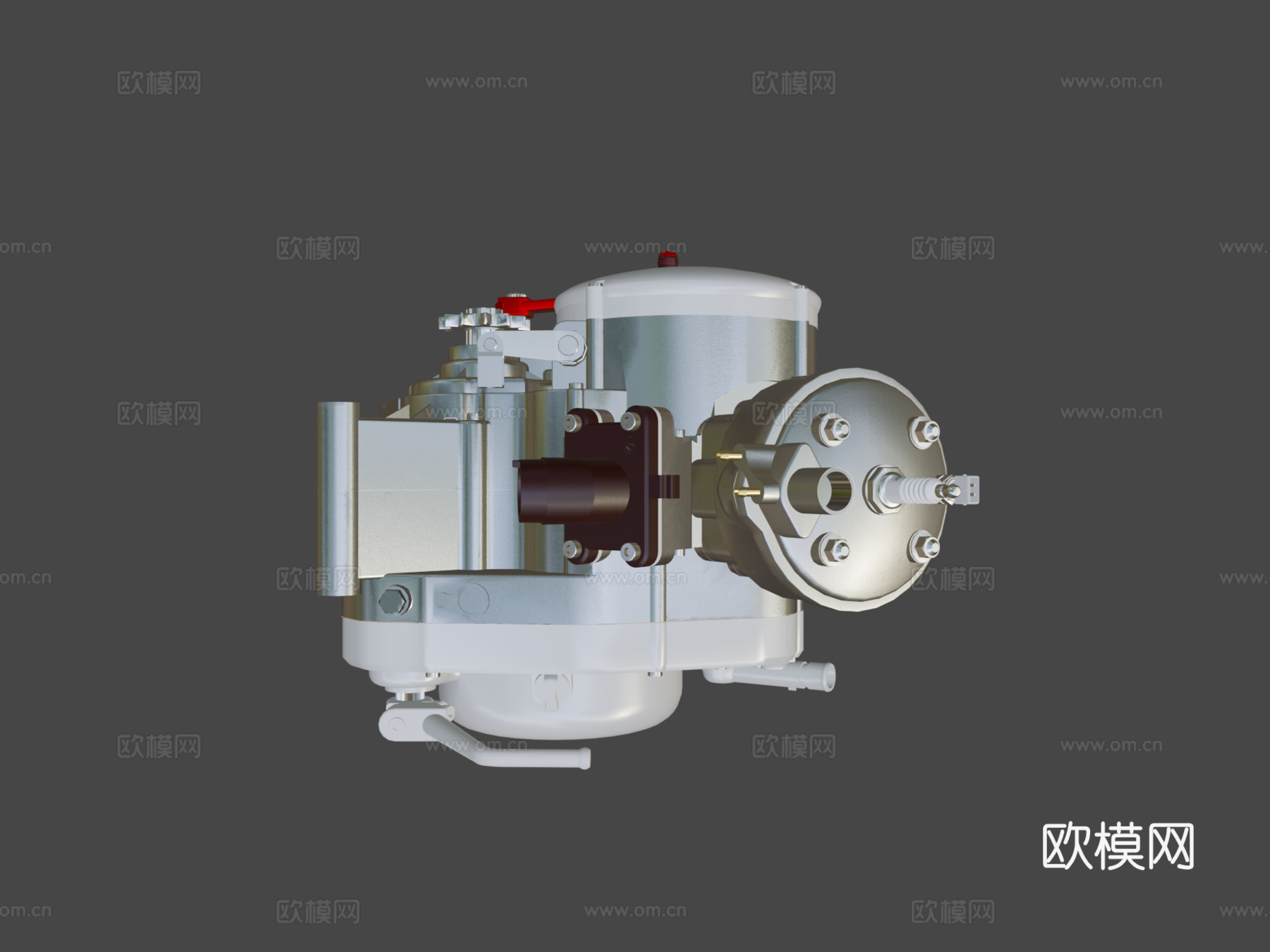 AM6 发动机su模型