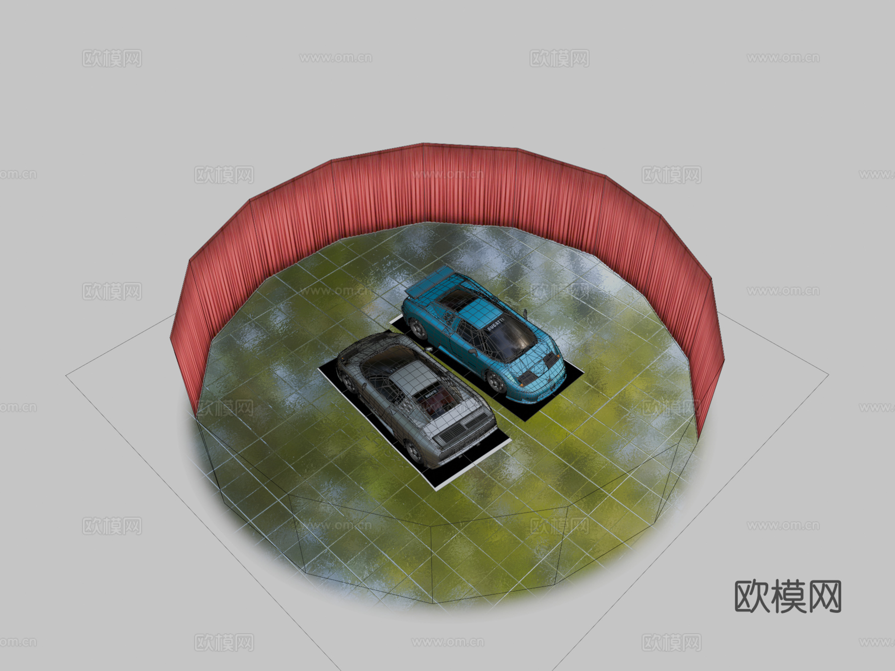 布加迪EB110 SSsu模型