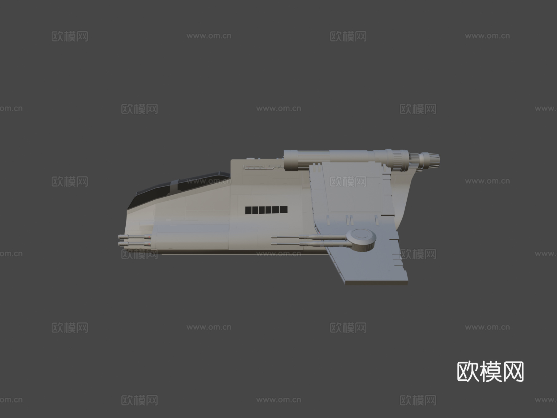 星球大战共和国登陆舰su模型