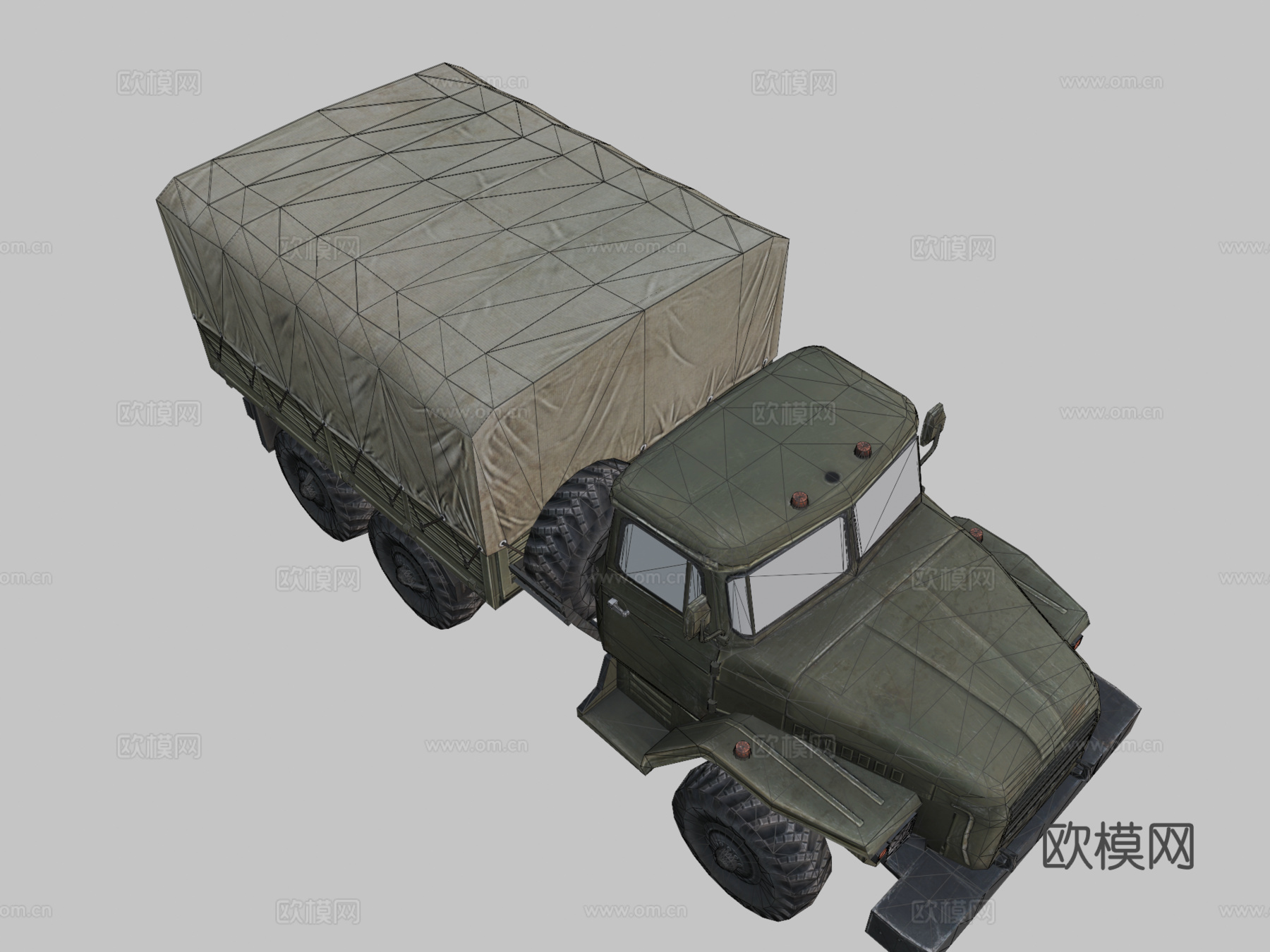 乌拉尔4320su模型