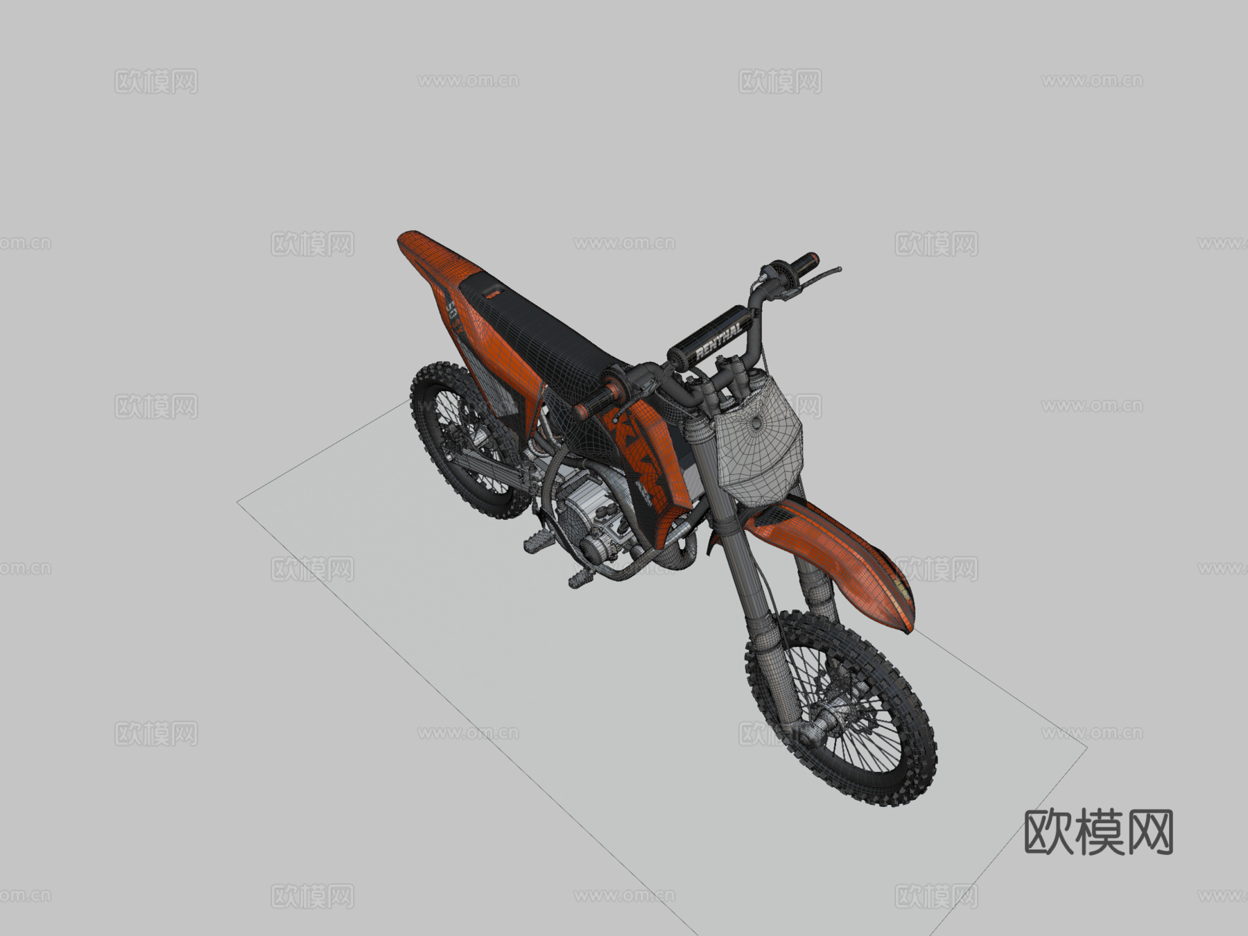 KTM越野摩托车su模型