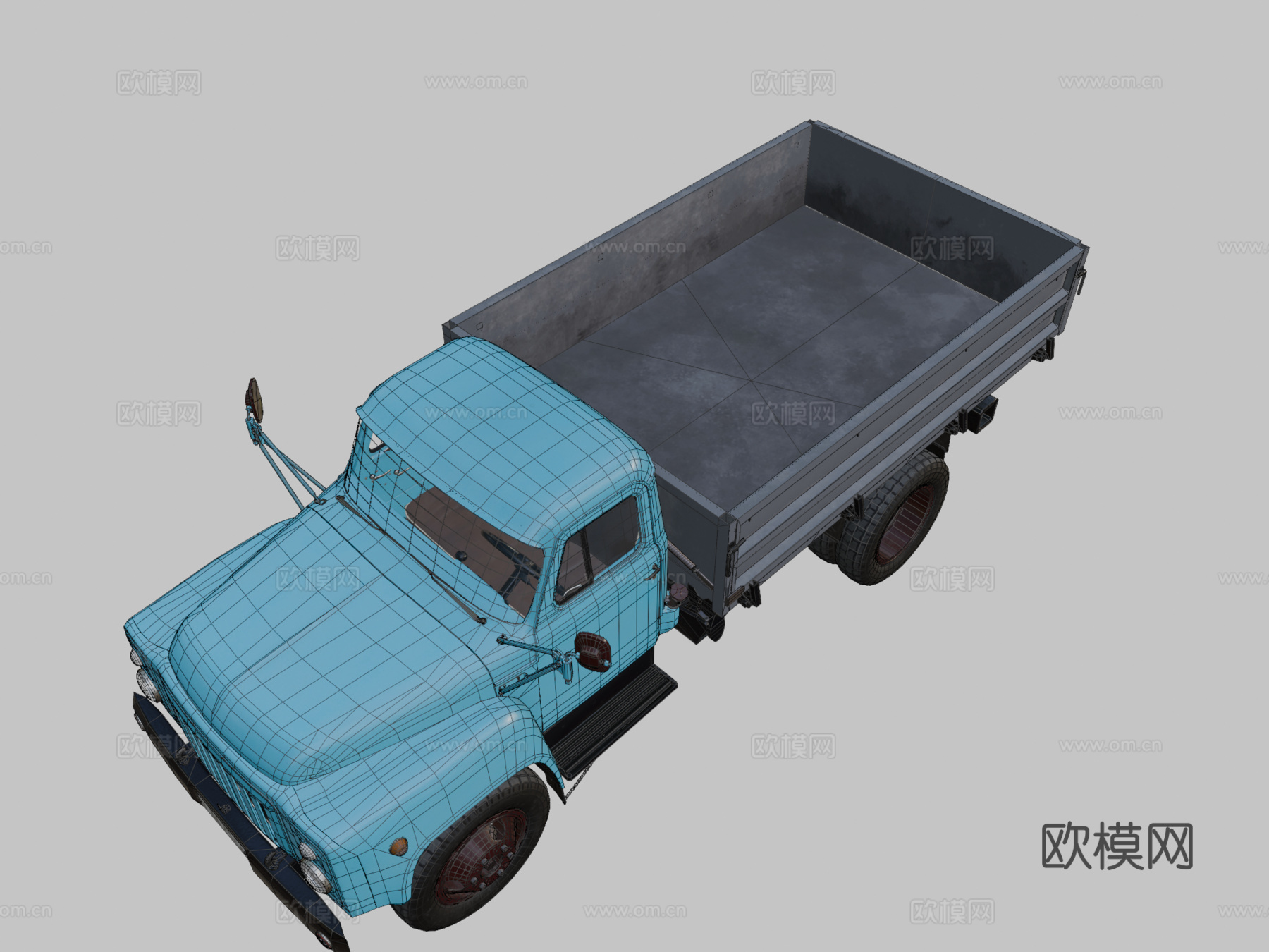 Gaz52卡车新版本su模型