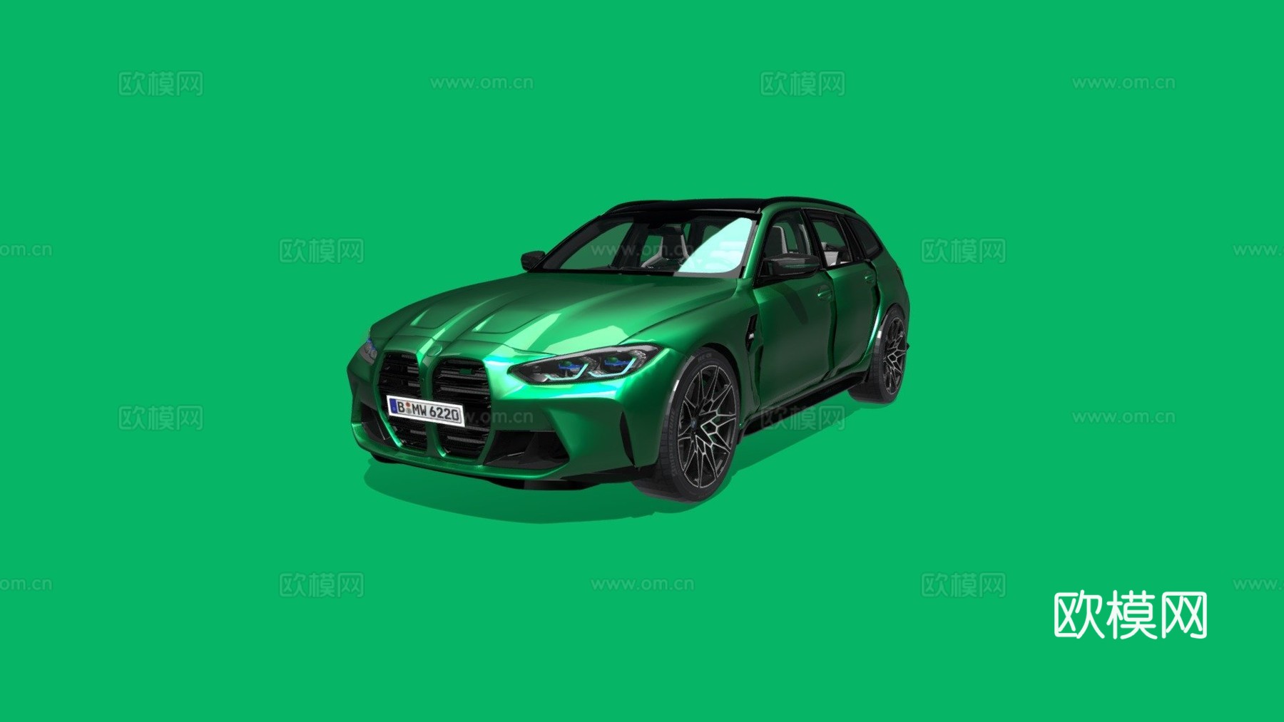 宝马M3竞赛旅行版G81su模型