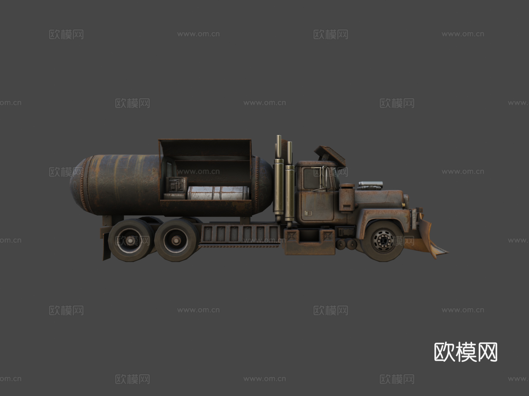 后末日 厨房卡车su模型