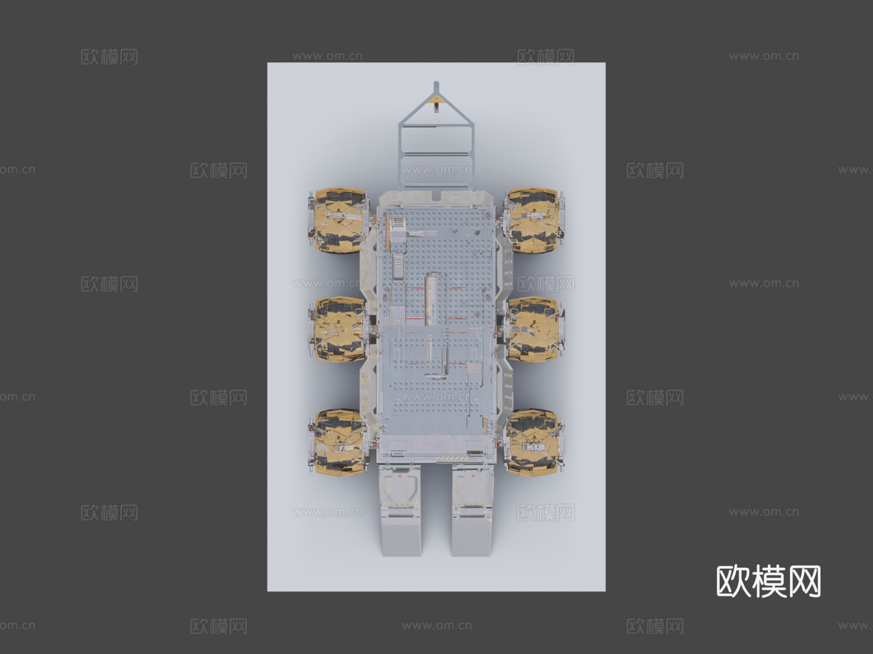 火星漫游车su模型