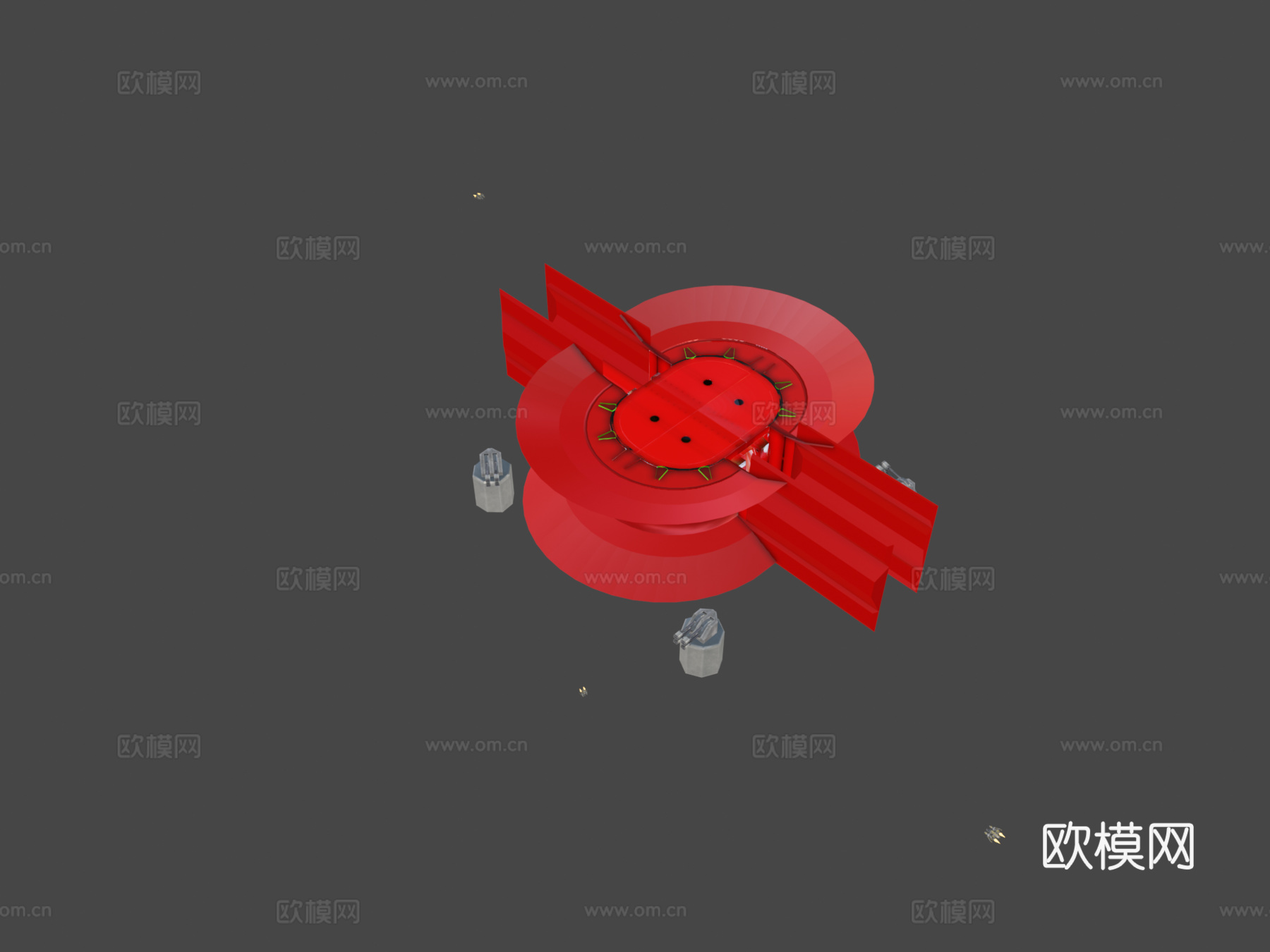 空间站场景进行中6测试su模型