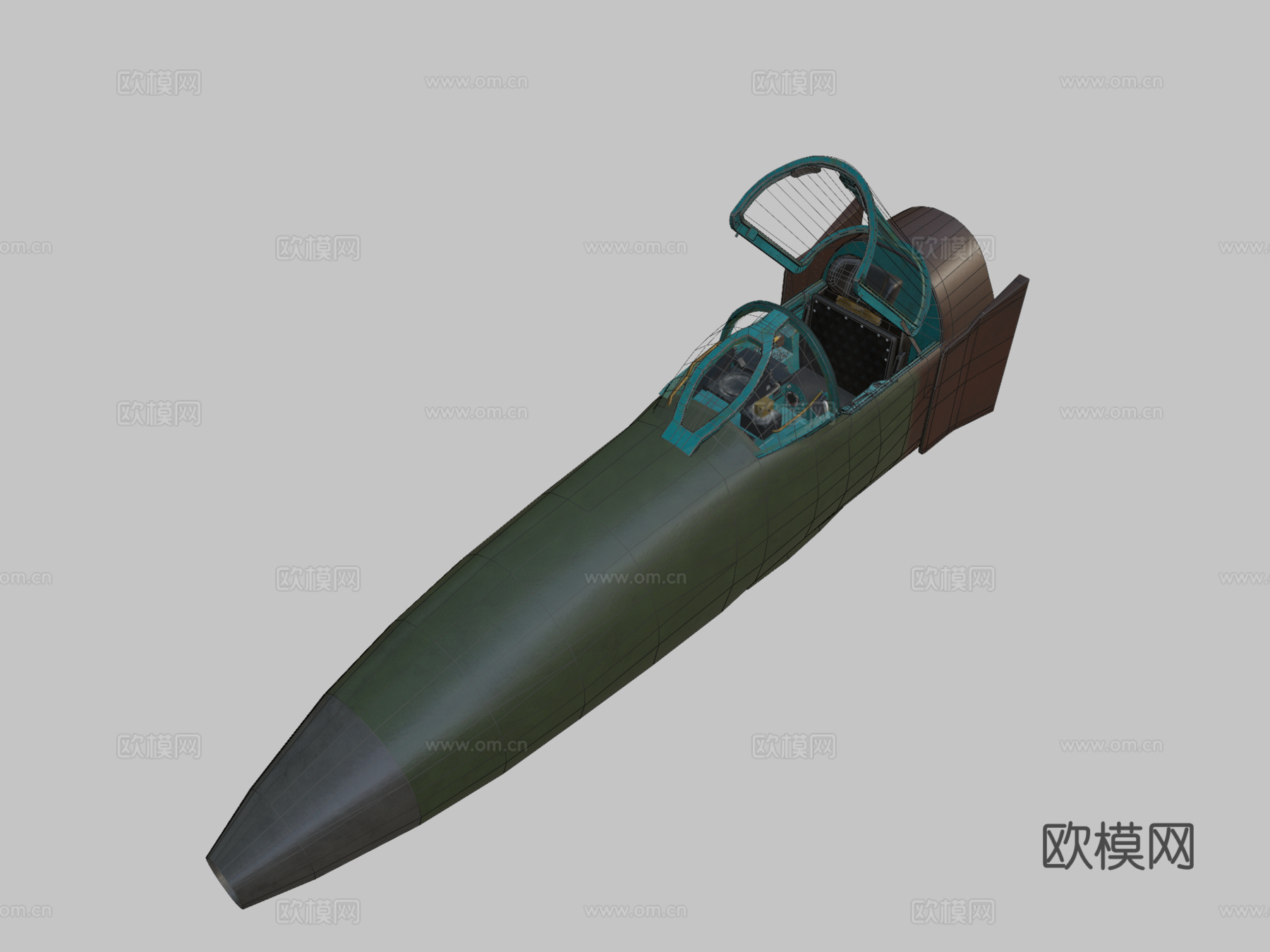 米格23鞭挞者驾驶舱su模型