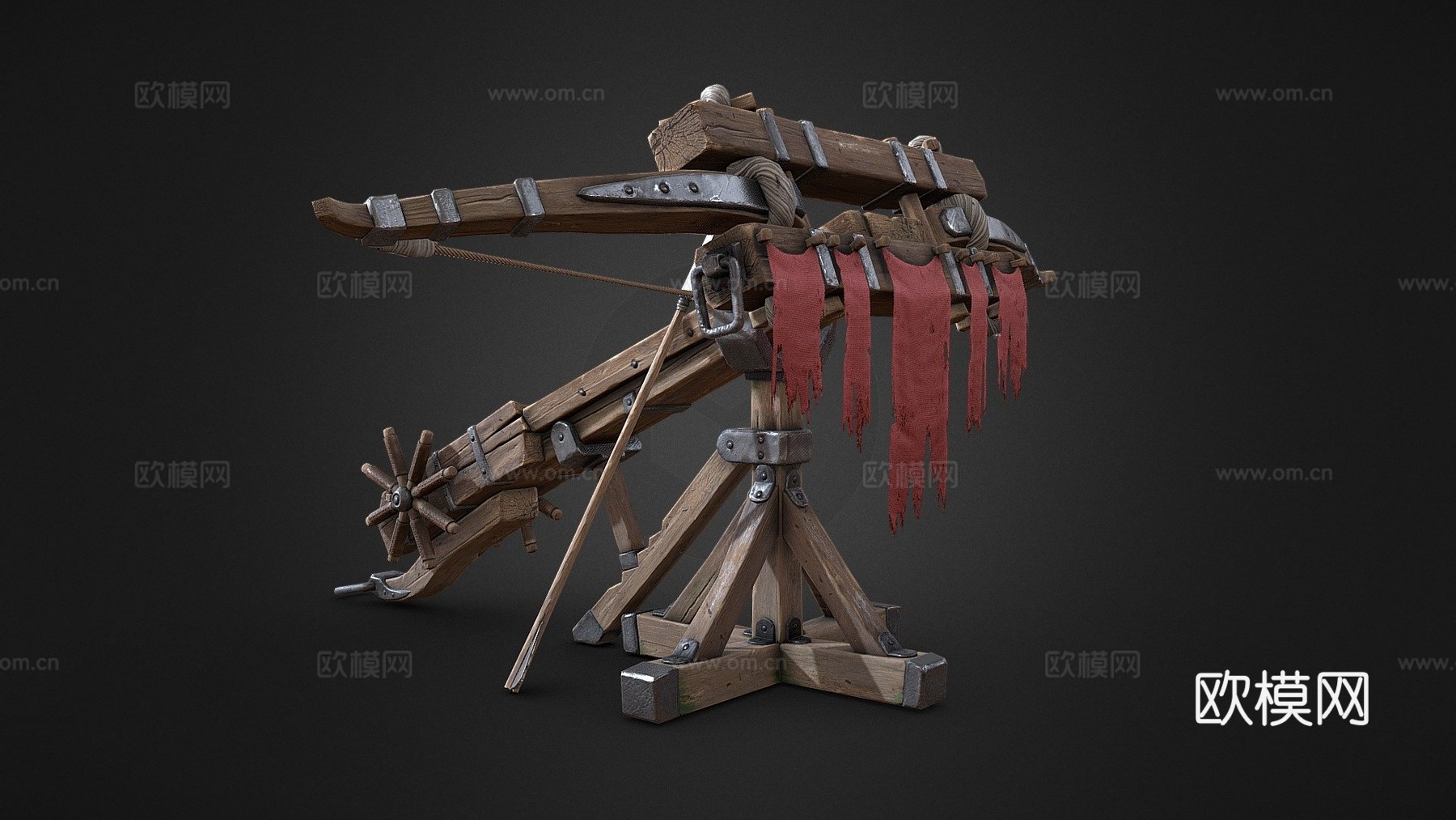 中世纪弩炮su模型