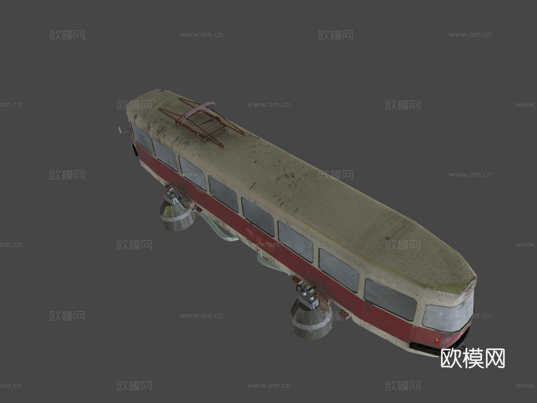 悬浮电车塔特拉T3su模型