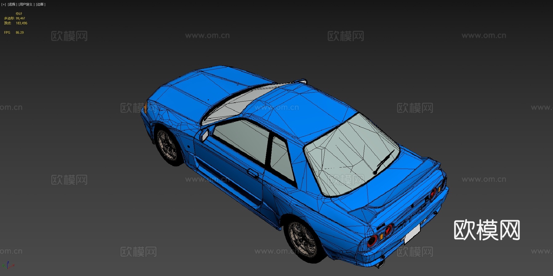 日产天际线R32 GTRsu模型
