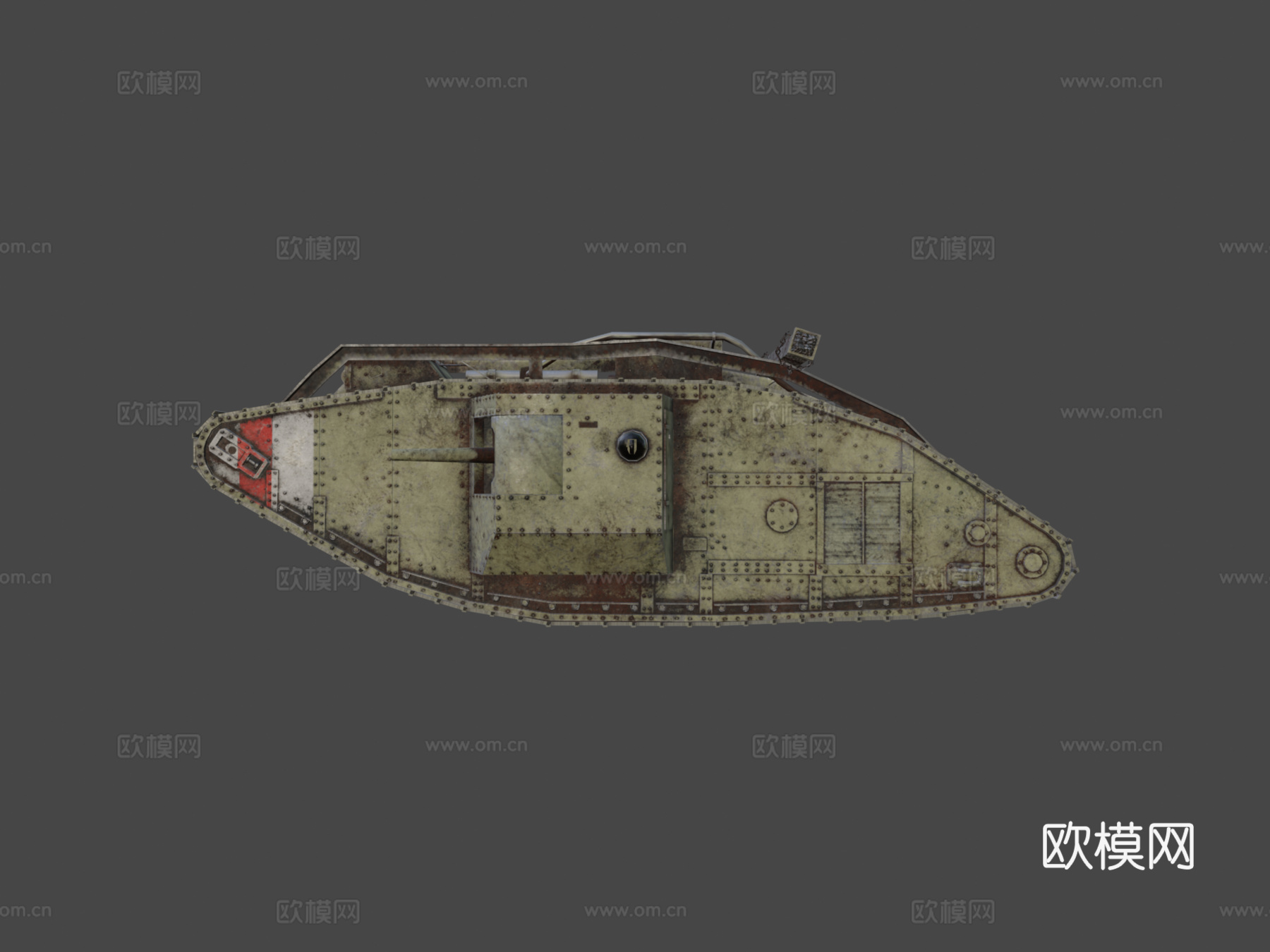 马克五型 英国坦克 一战su模型