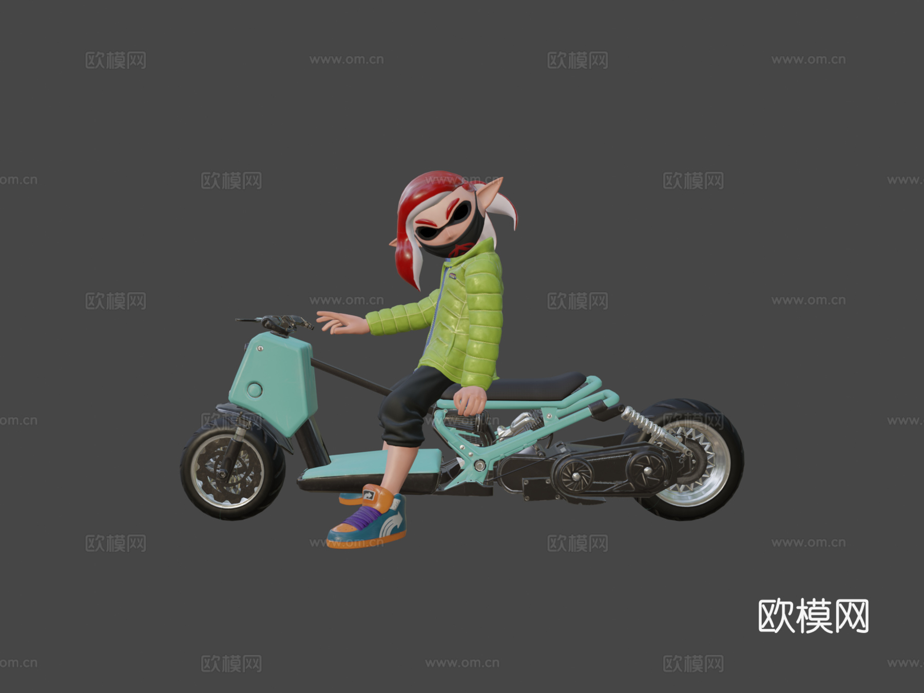 斯普拉遁 骑手su模型