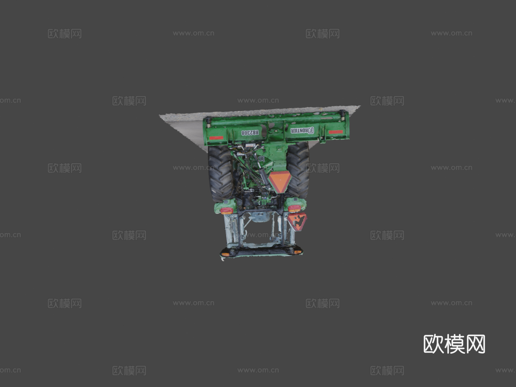 约翰迪尔拖拉机GRADD 3D模型su模型