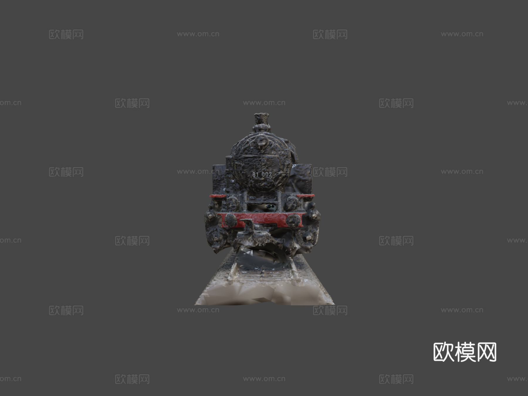 比例模型 蒸汽机车 RC玩具挑战su模型