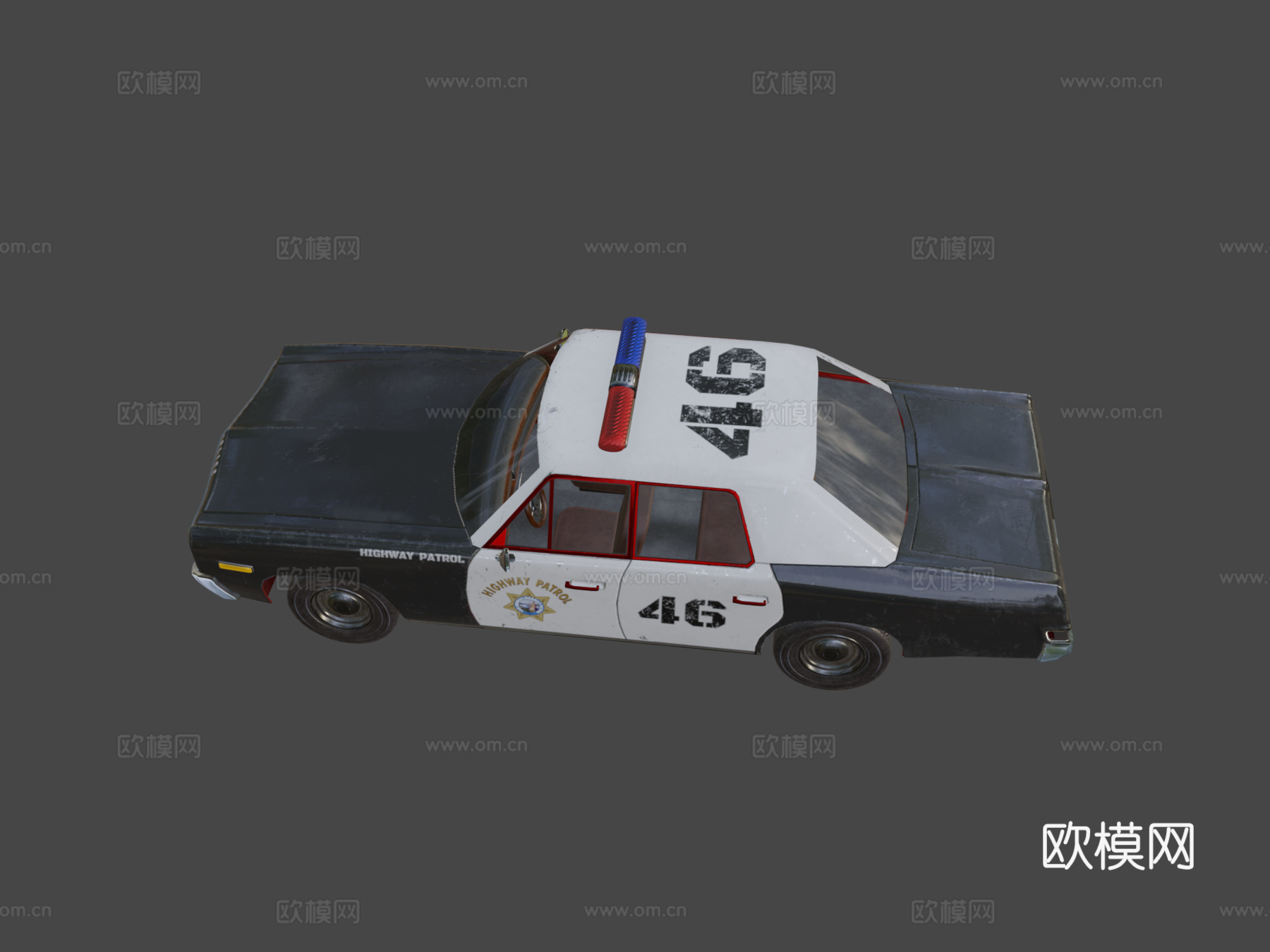 道奇Polarao 1969警车su模型