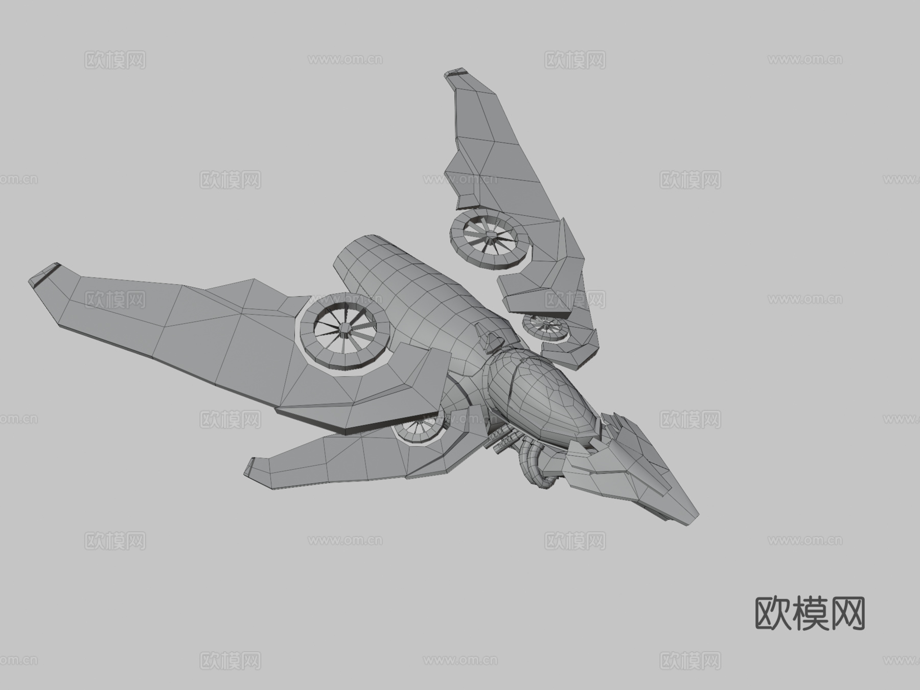 太空船进行中su模型