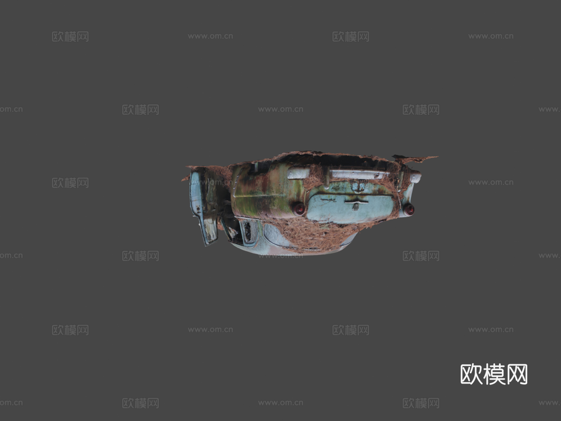 松针汽车原始扫描su模型