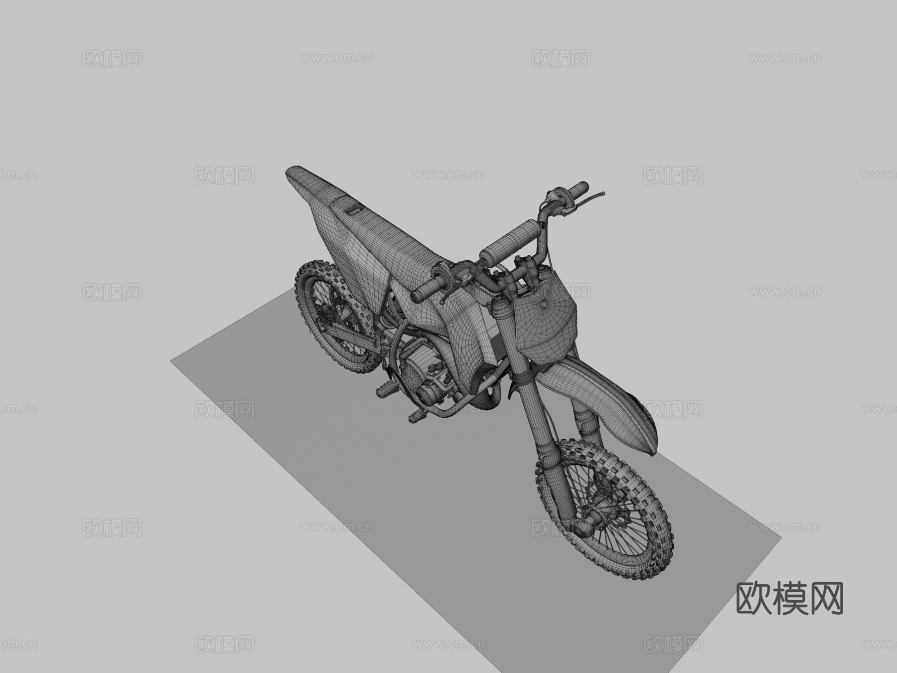 KTM越野摩托车su模型