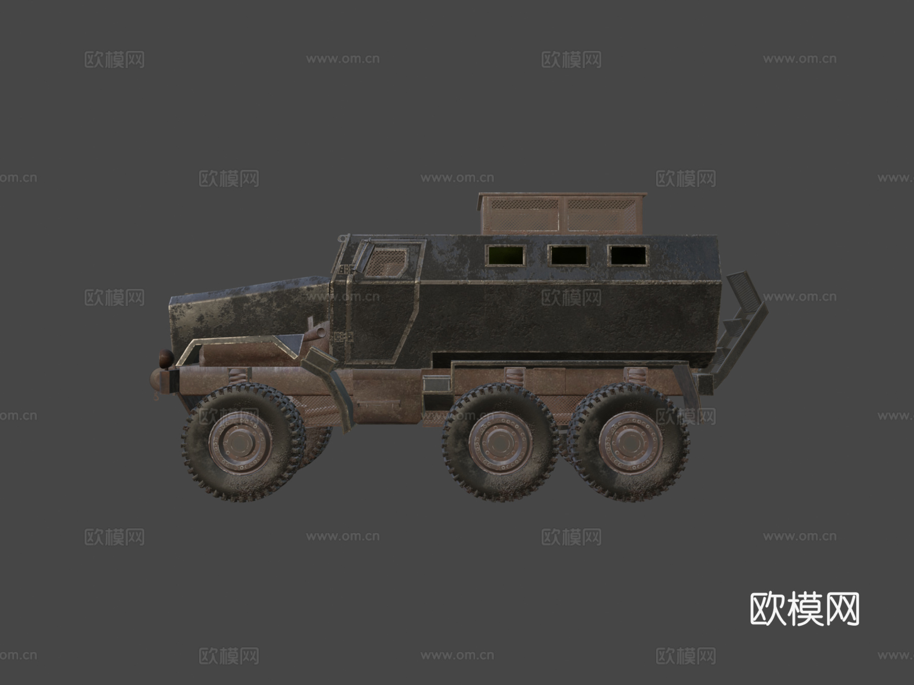 装甲车su模型