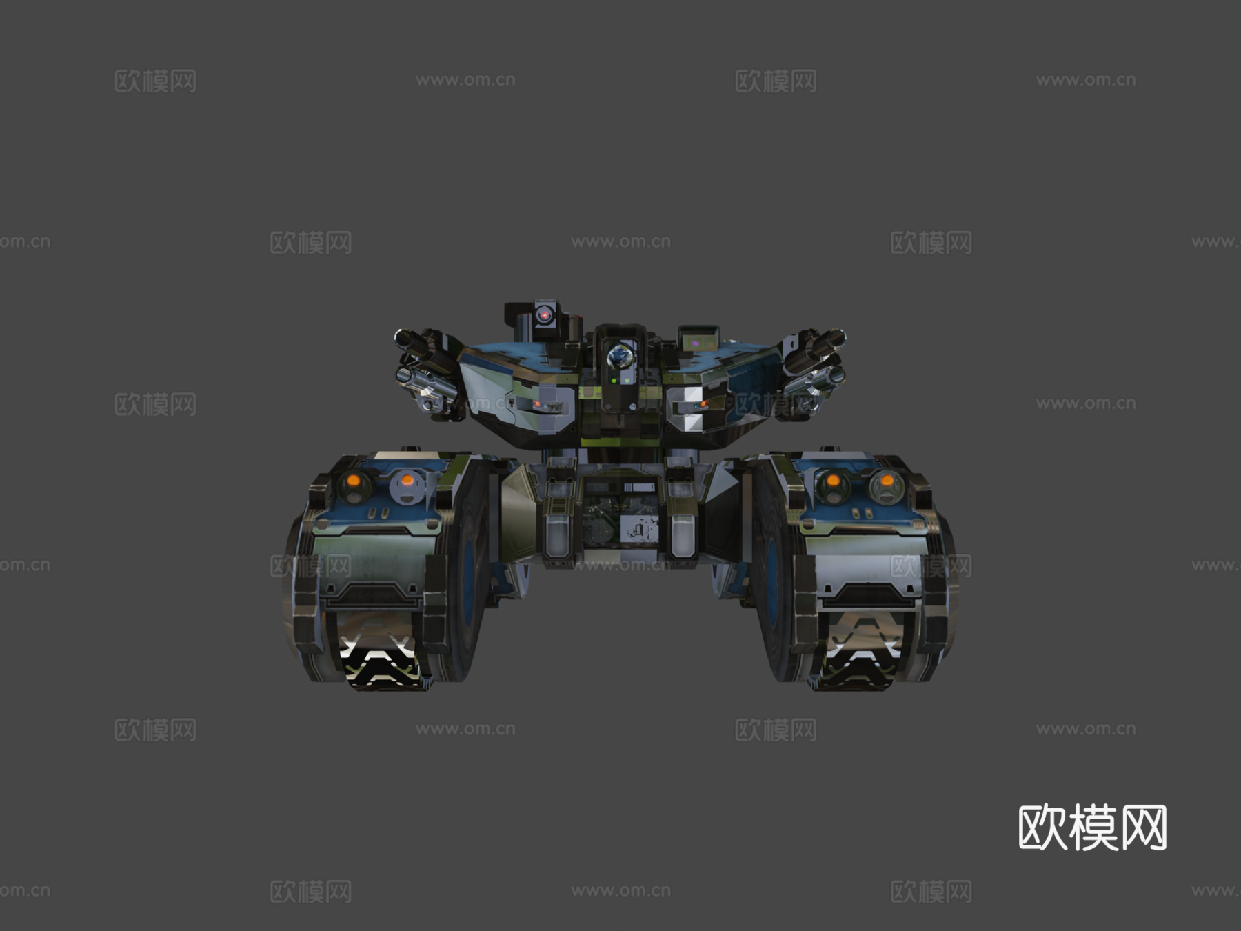 科幻坦克MK1su模型