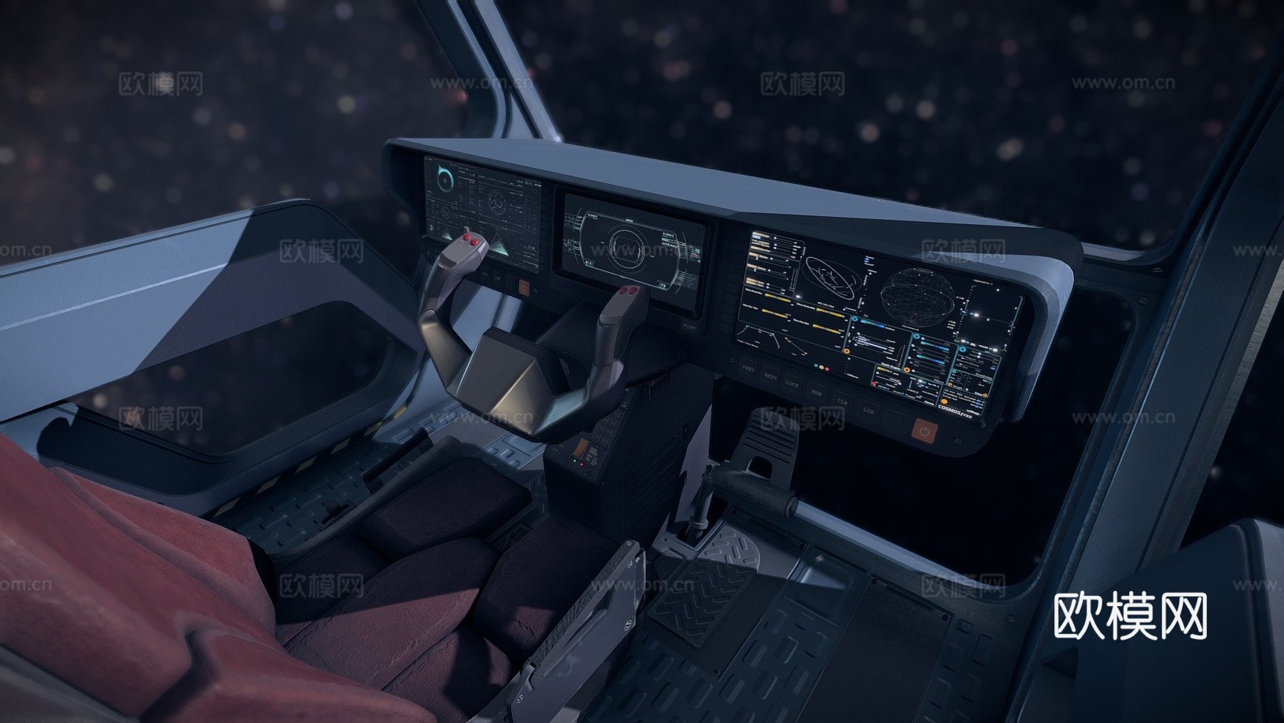 科幻驾驶舱8su模型