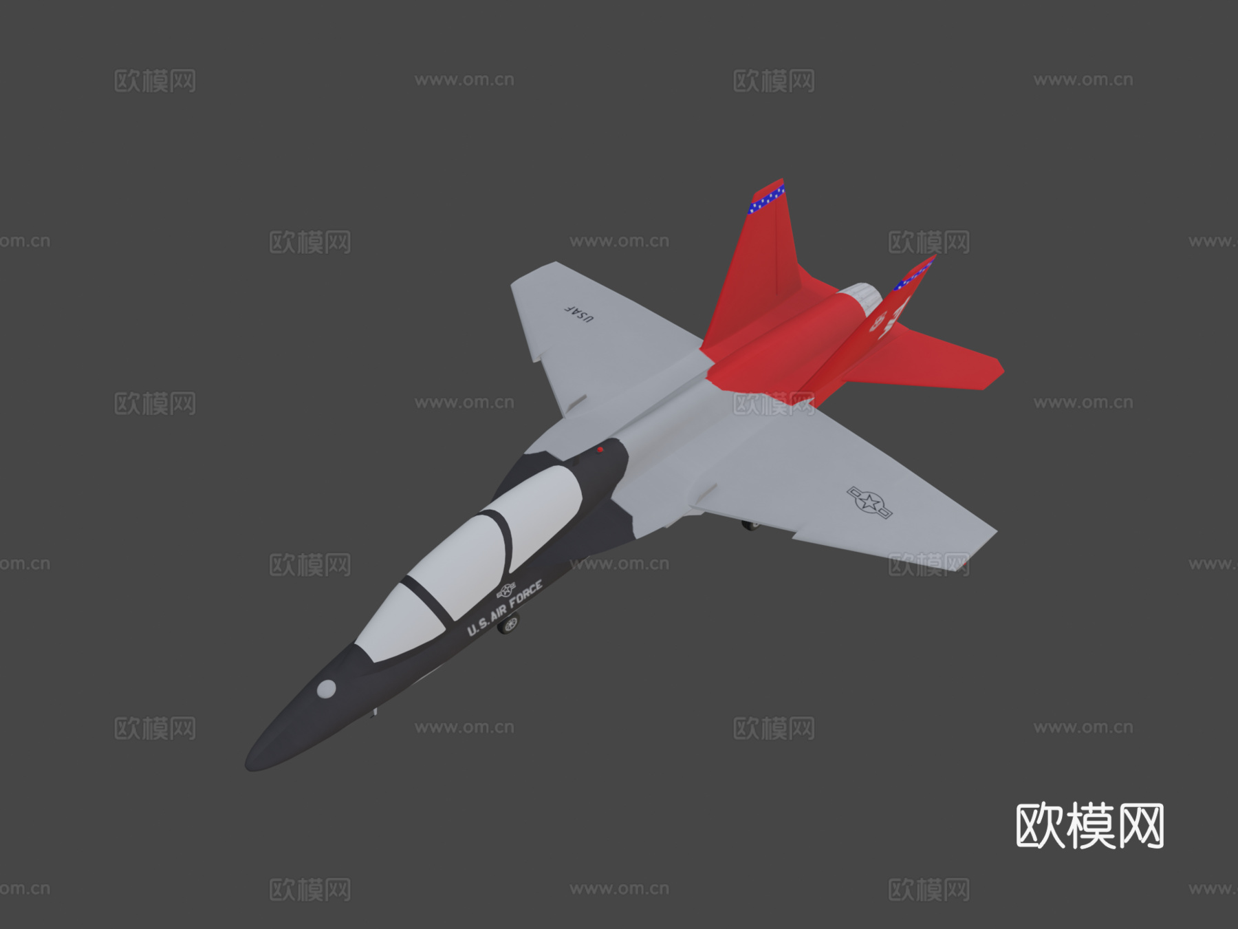 波音萨博T7a红鹰su模型