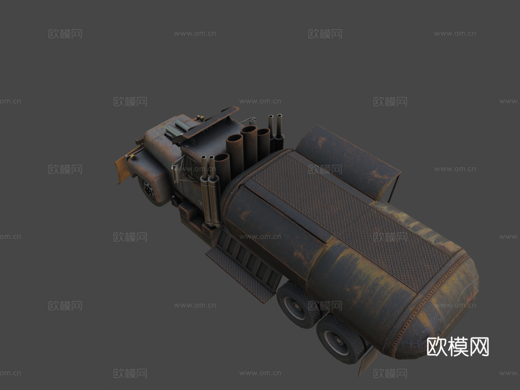 后末日 厨房卡车su模型