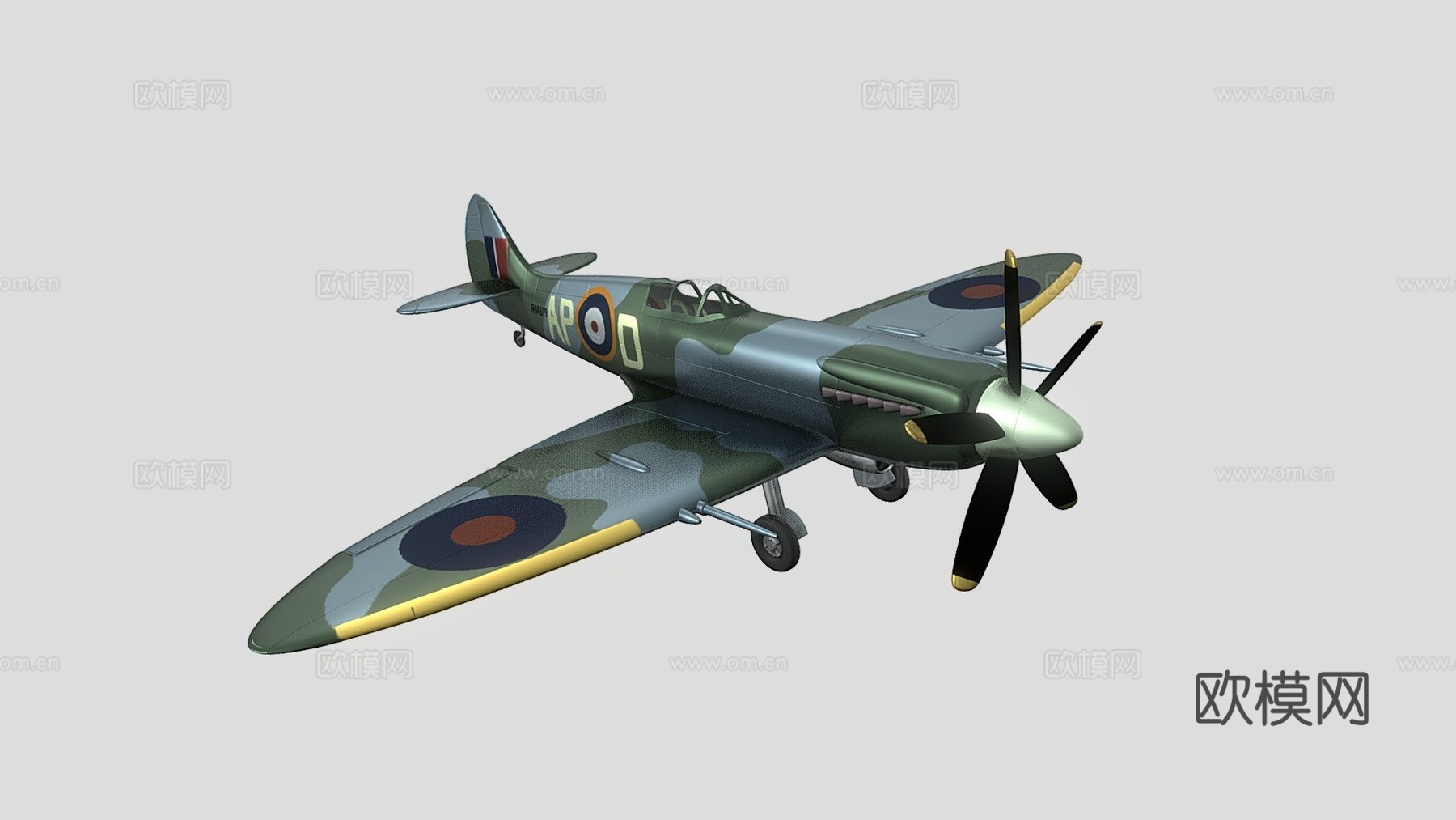 超级马林喷火Mk XIVsu模型