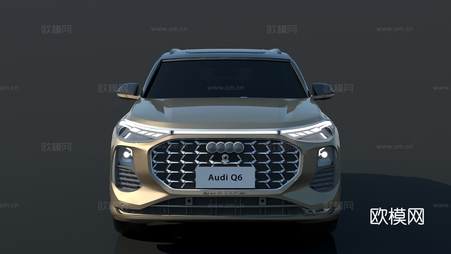 SUV汽车奥迪Q63d模型