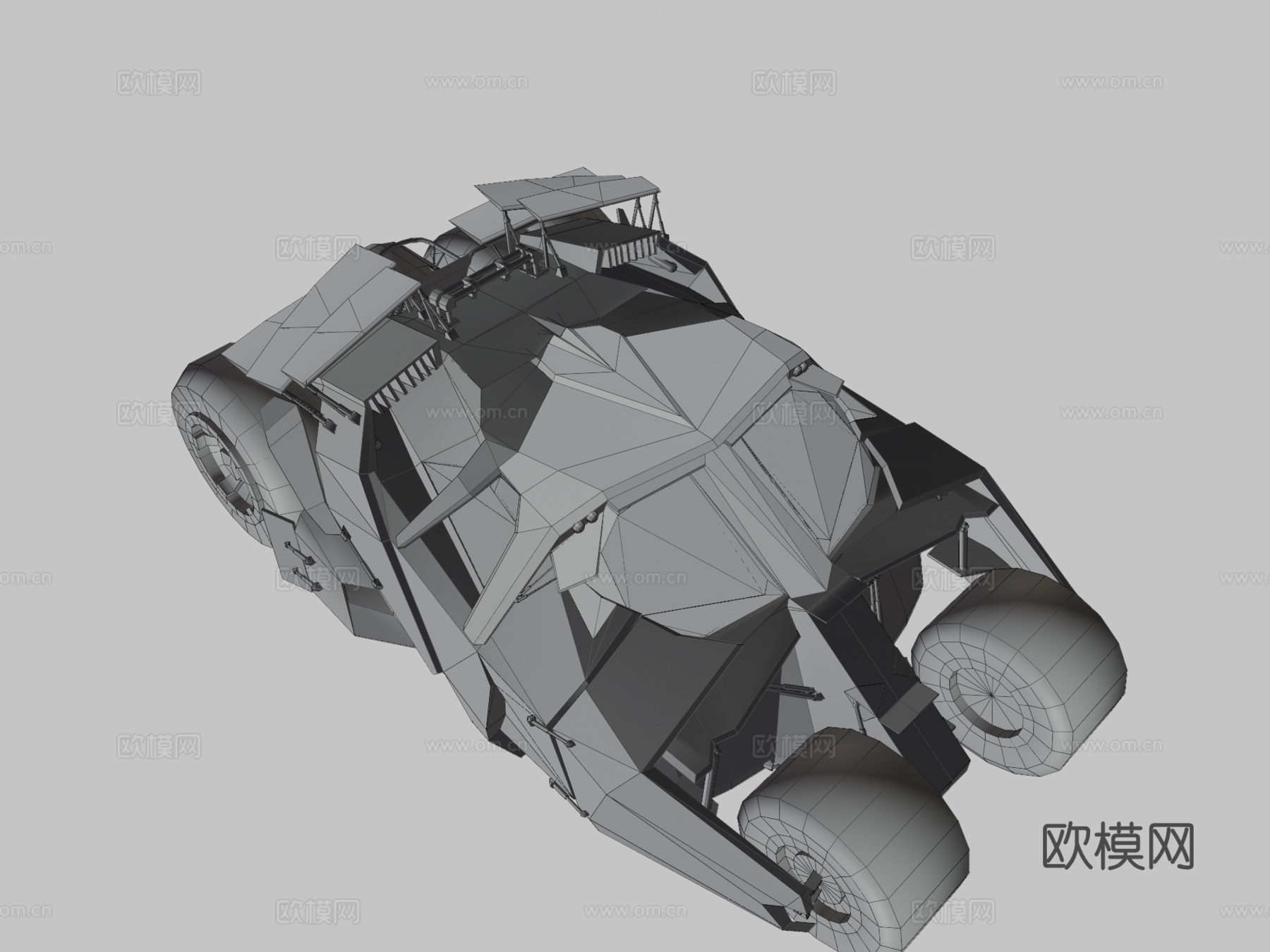 蝙蝠侠黑暗骑士战车重力杰克1su模型