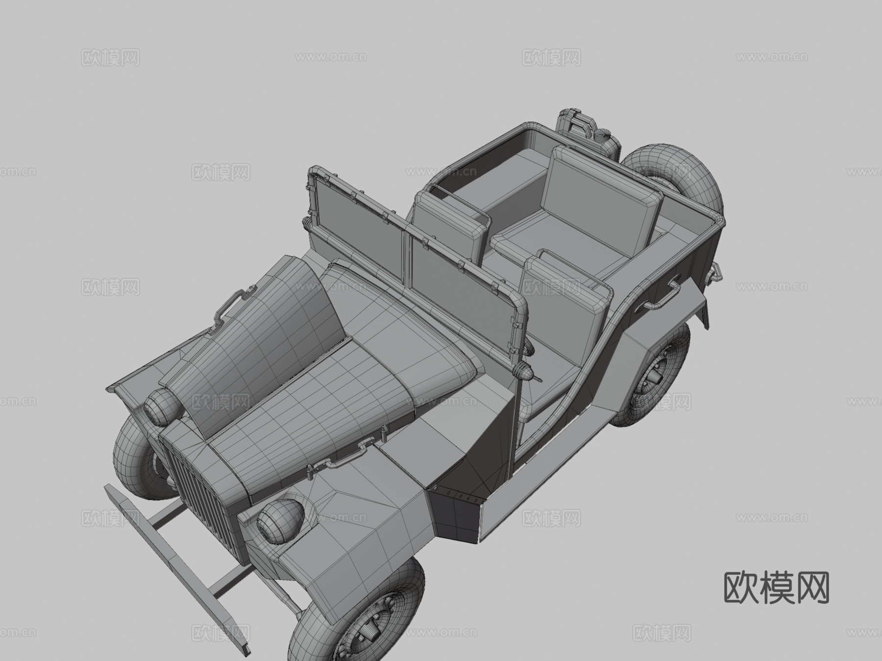 无预算苏联吉普su模型