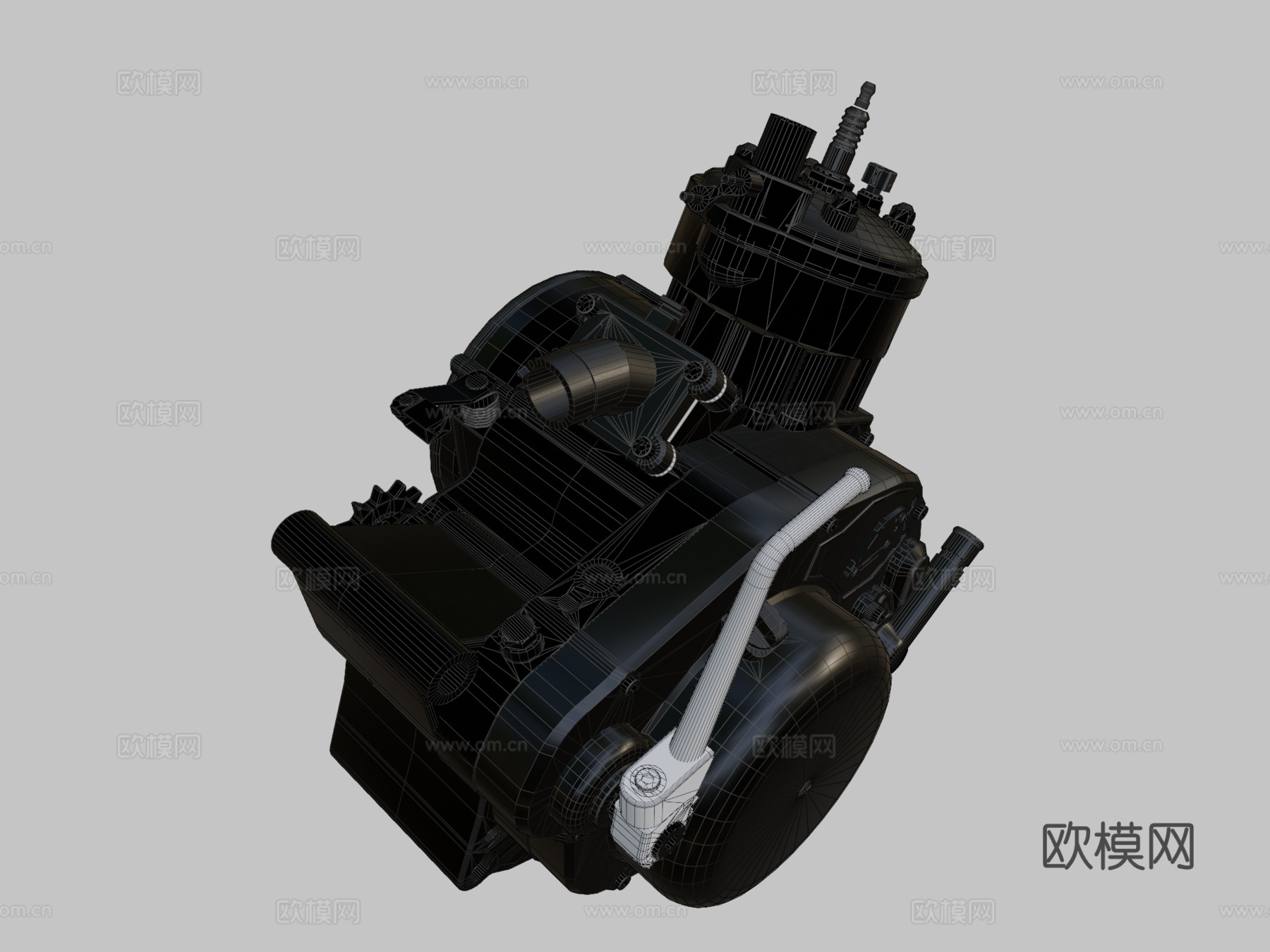 AM6 发动机su模型