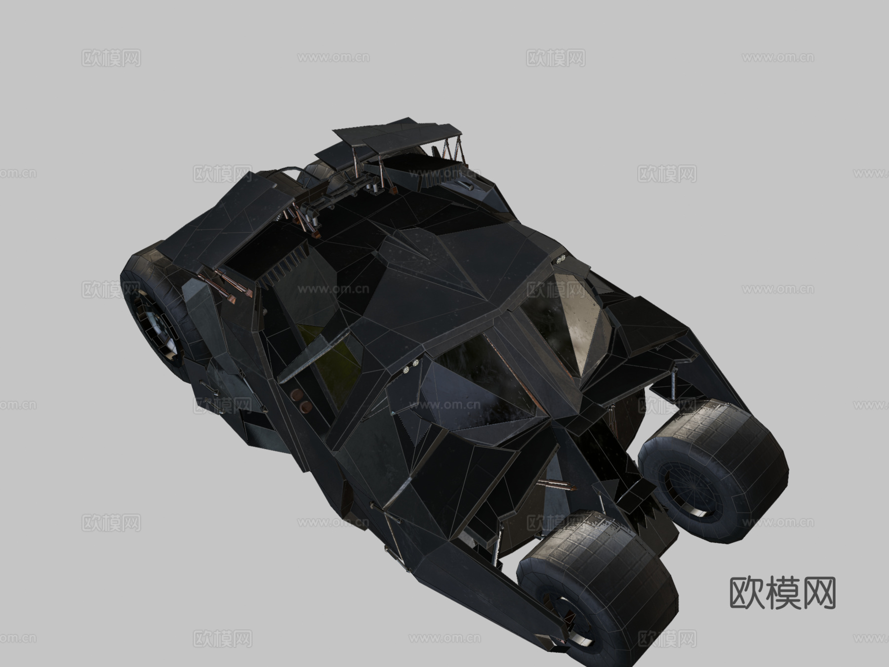蝙蝠侠黑暗骑士战车重力杰克1su模型