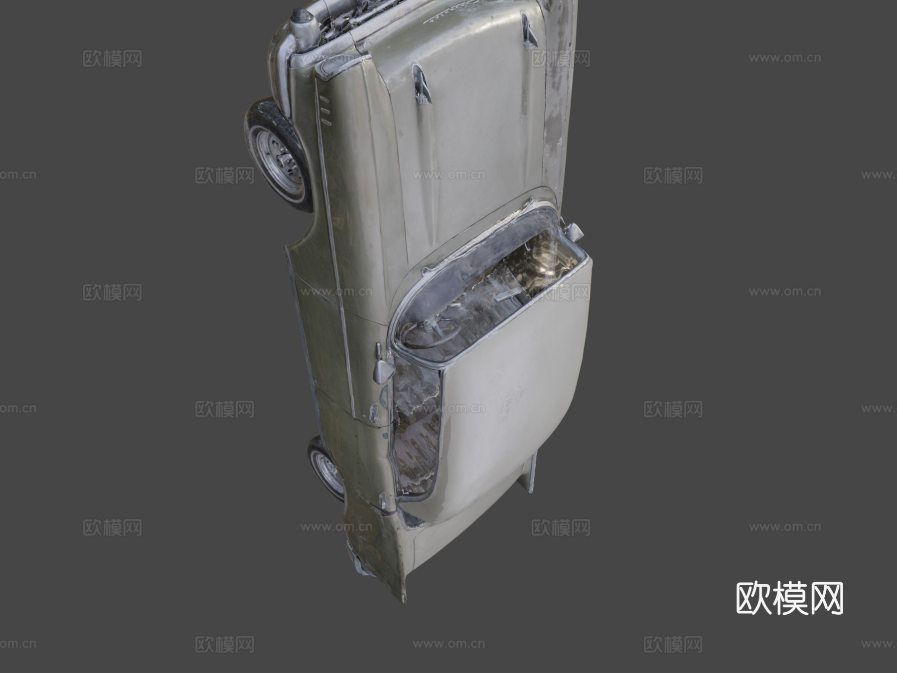 雪佛兰1957款贝尔艾尔关塔那摩古巴su模型