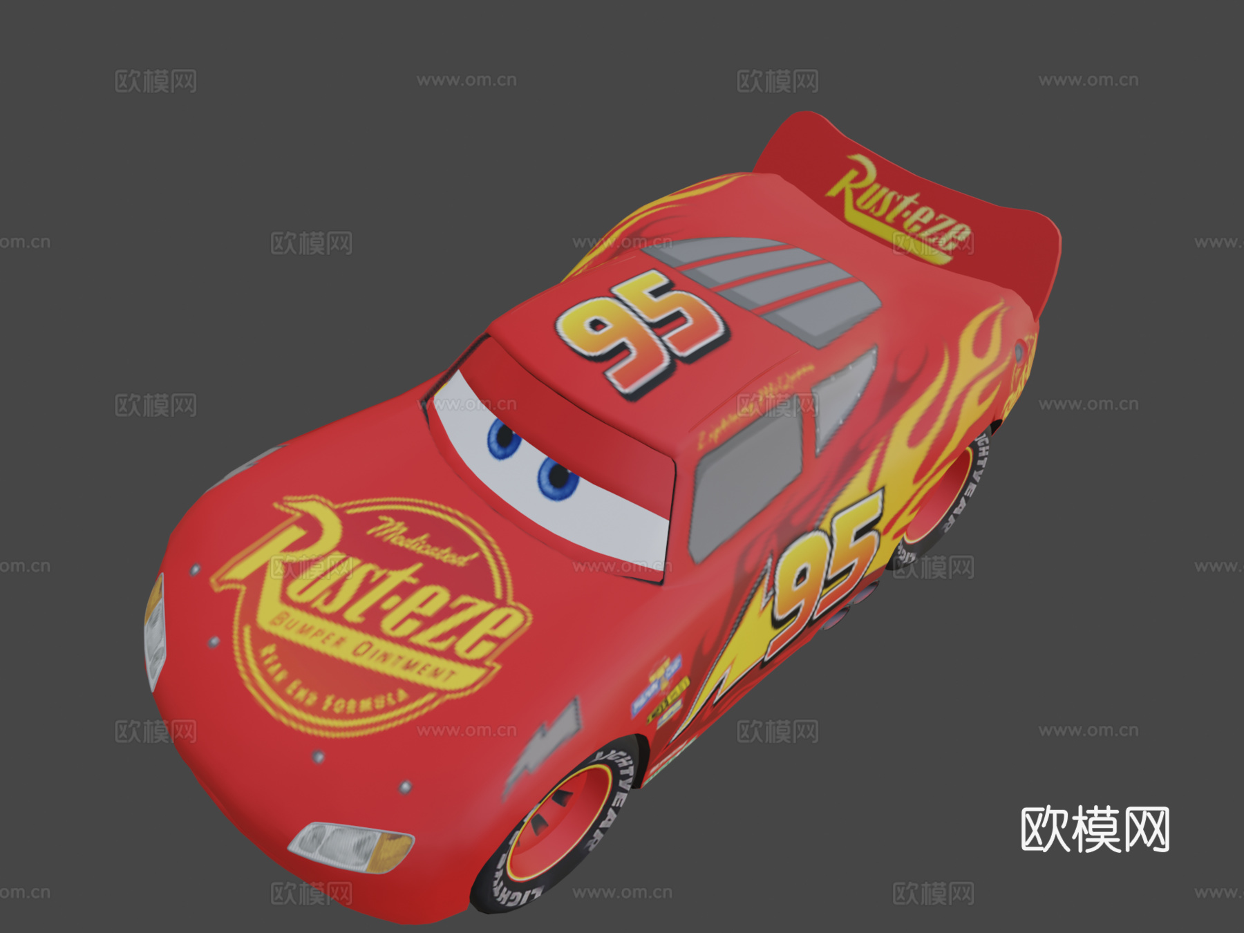 闪电麦昆su模型