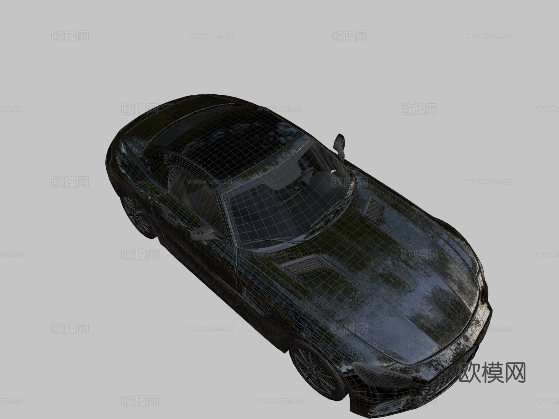 梅赛德斯奔驰GT轿跑AMGsu模型