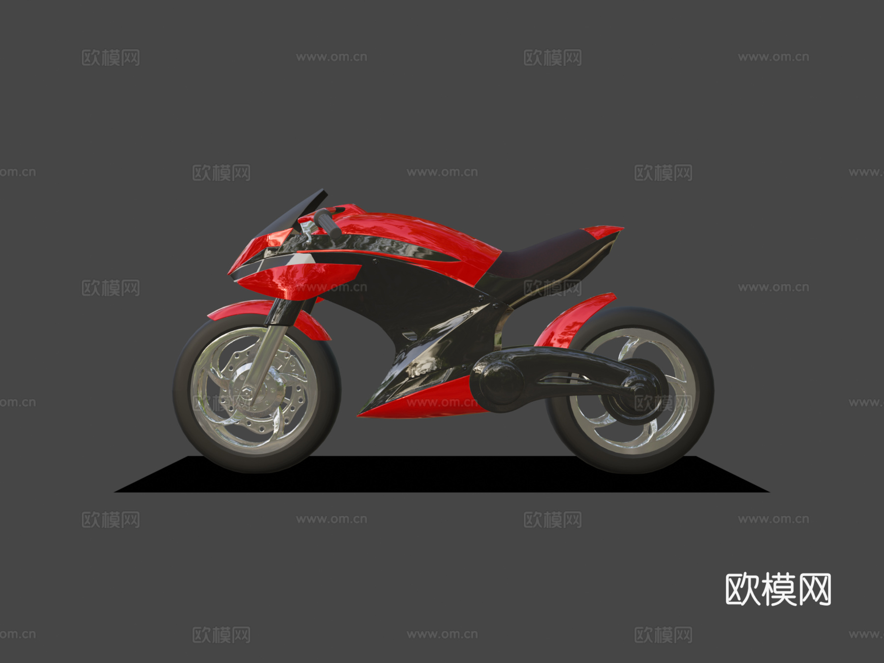 概念运动自行车su模型