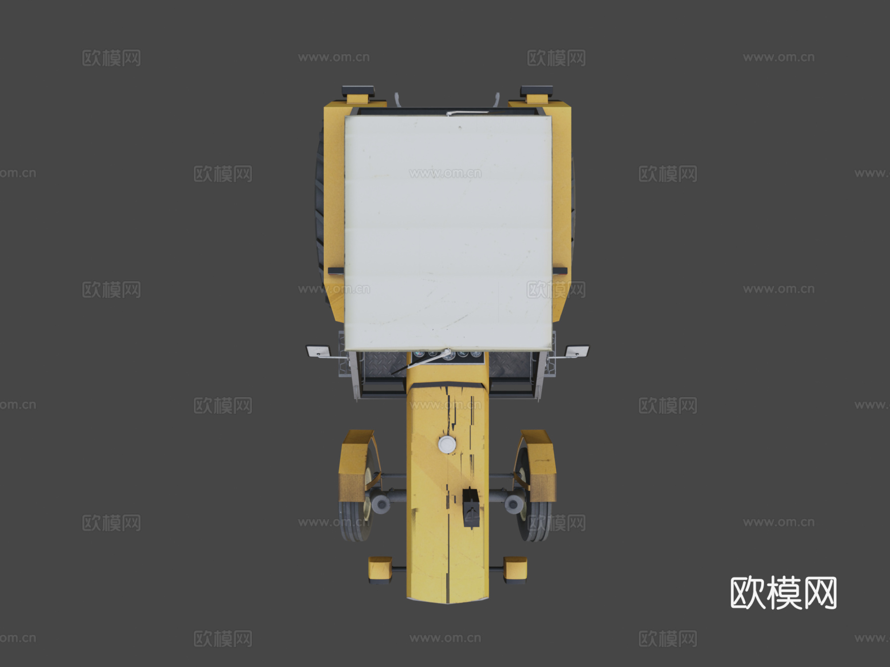 乌尔苏斯C385农用拖拉机su模型