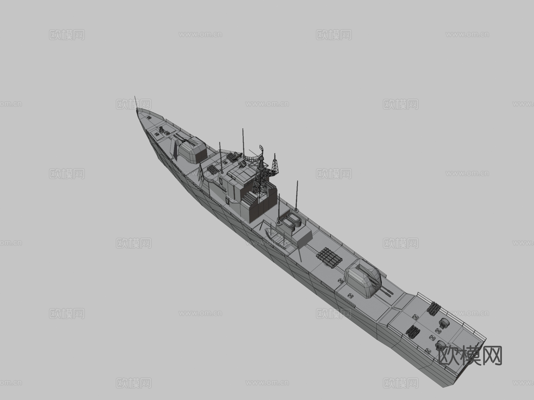 佩佳级 护卫舰 苏联舰船su模型