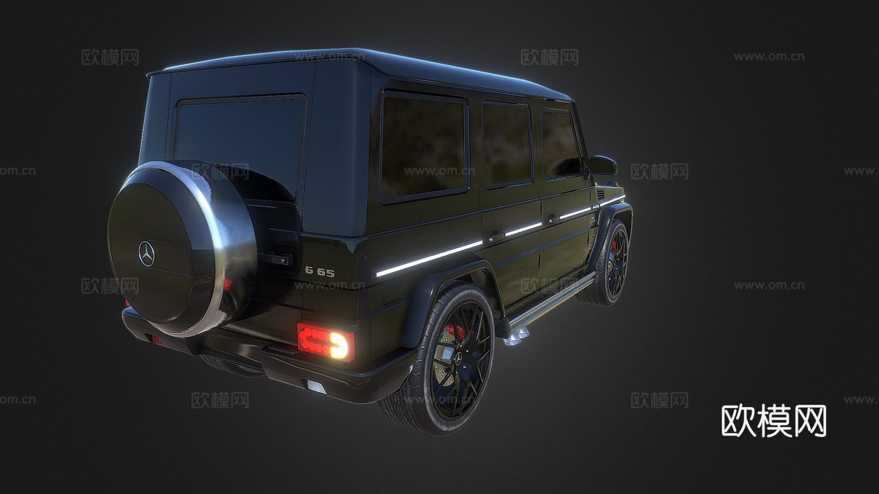 梅赛德斯奔驰G65su模型