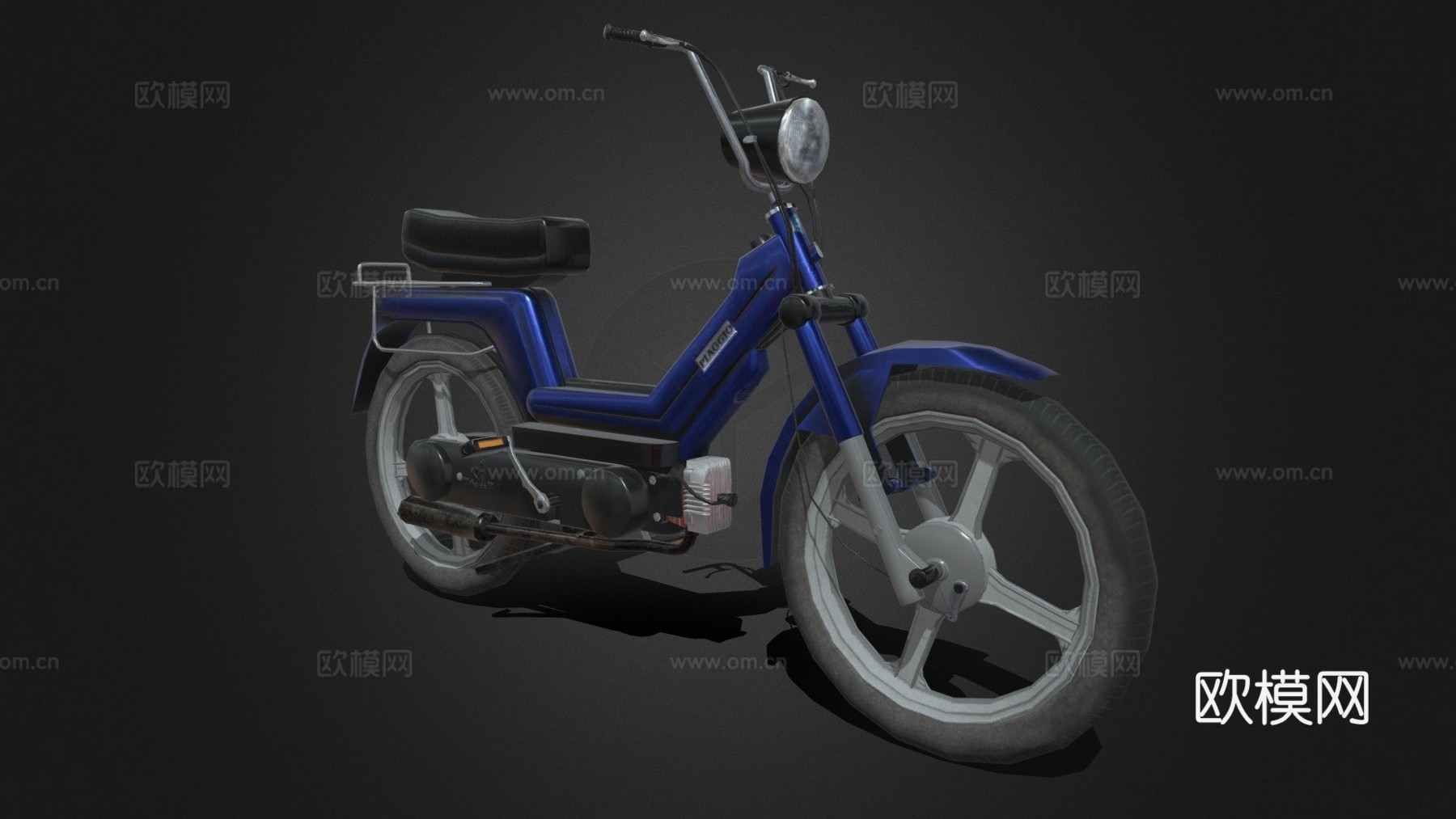 比亚乔SI踏板车su模型